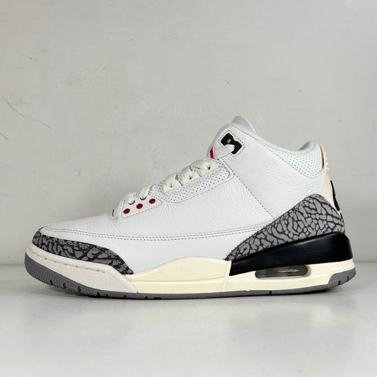 DN3707 100 Jordan 3 Retro White Cement Reimagined [USED] - 9 M (VNDS2)