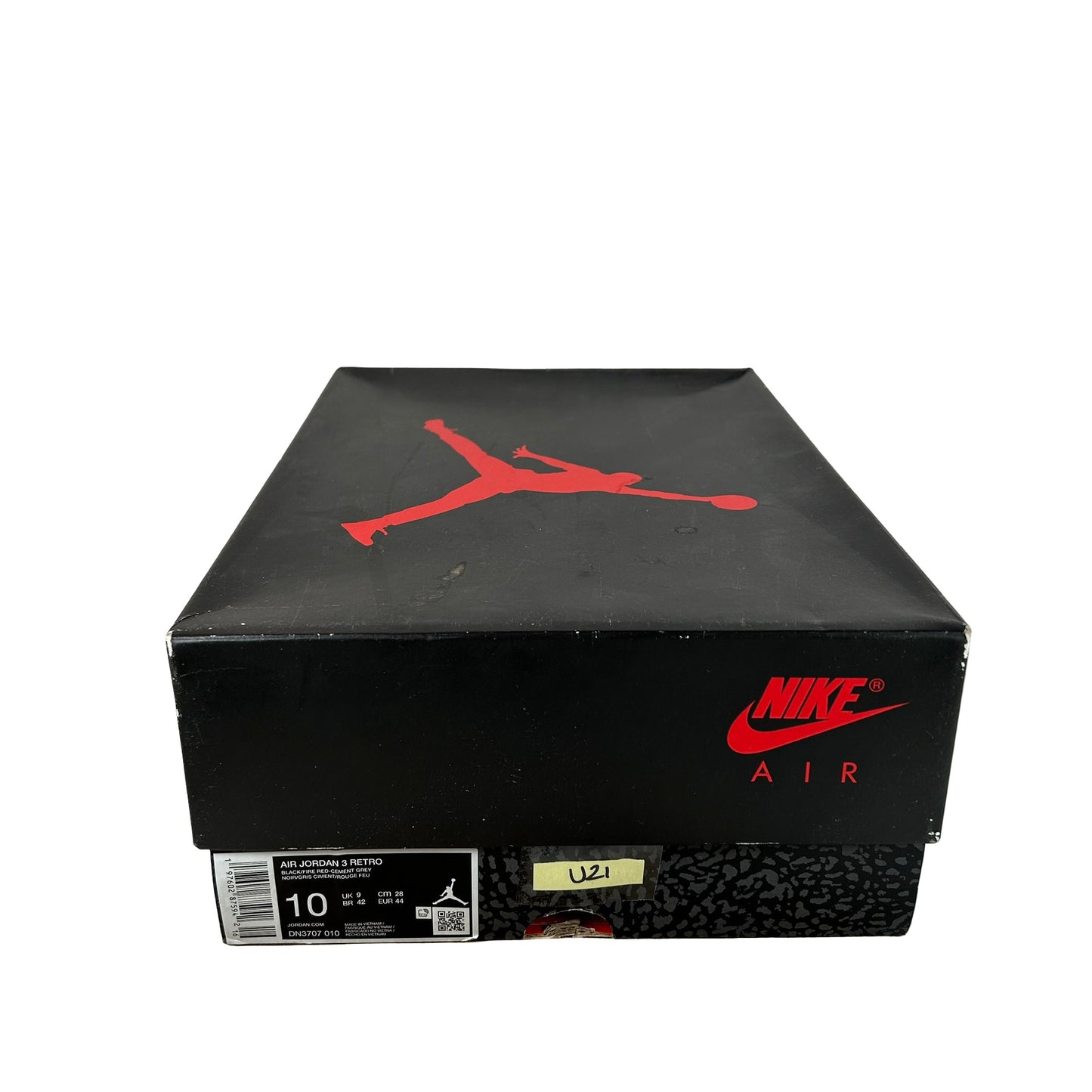 DN3707 010 Jordan 3 Retro Black Cement Reimagined (2024) [USED] - 10 M (Used21)