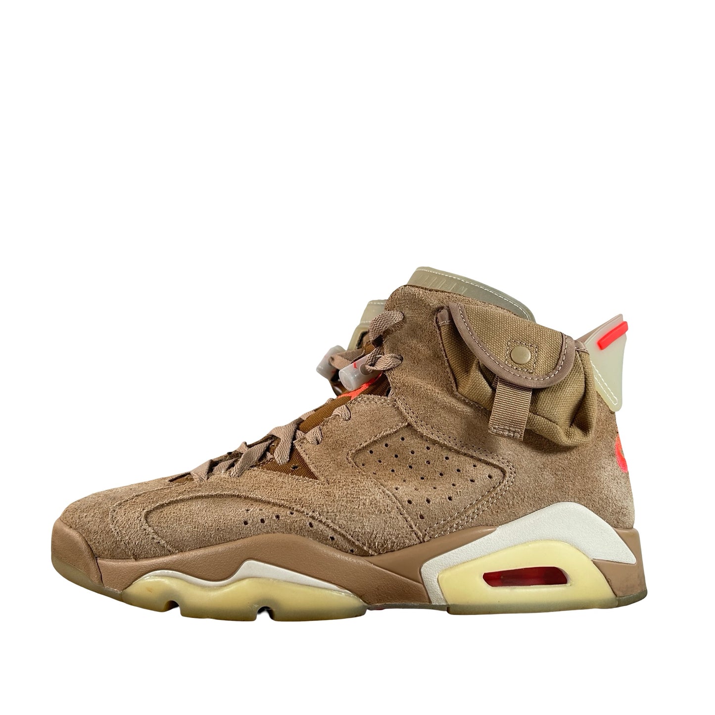 DH0690 200 Jordan 6 Retro Travis Scott British Khaki [USED] - 9 M (Used18)