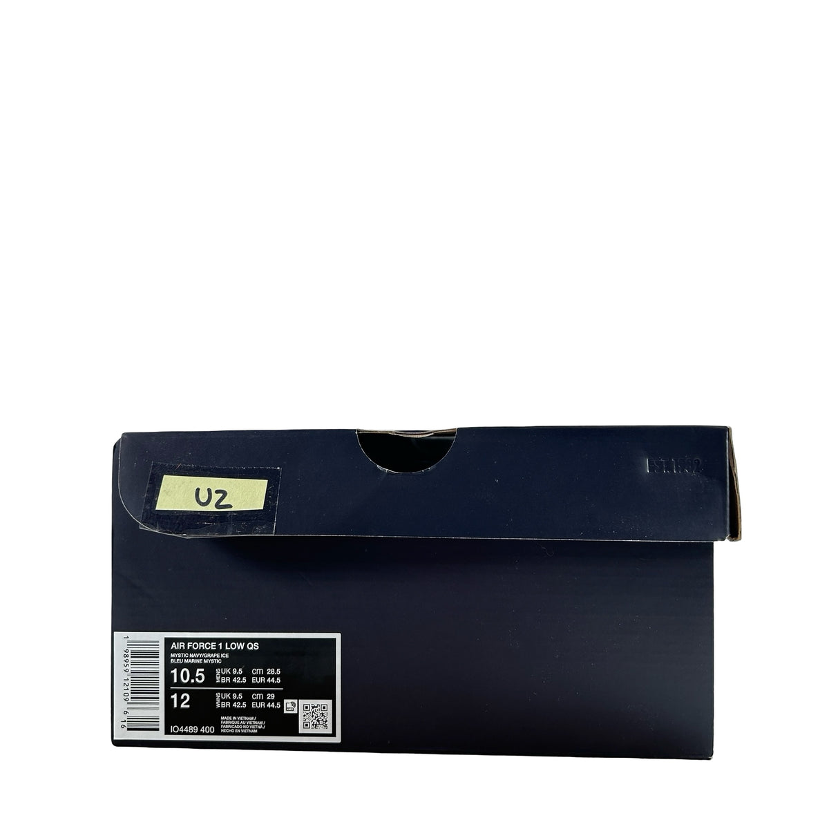 IO4489 400 Nike Air Force 1 Low Patent Leather Mystic Navy Grape Ice [USED] - 10.5 M (Used2)