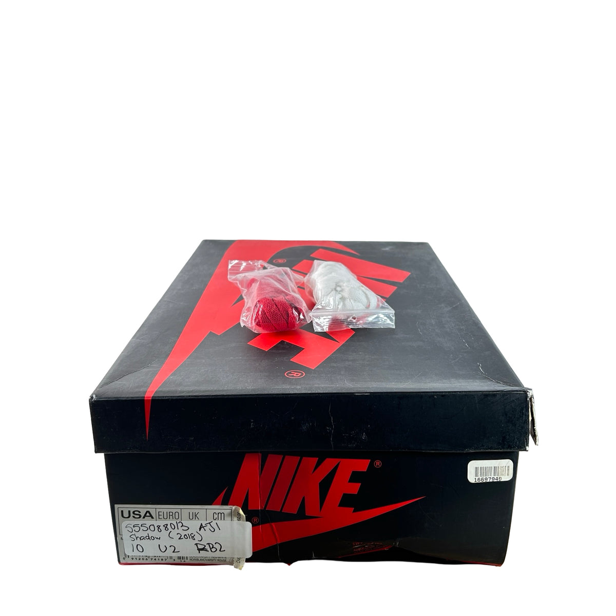 555088 013 Jordan 1 Shadow (2018) [USED] - 10 M (Used2) (Replace Box2)