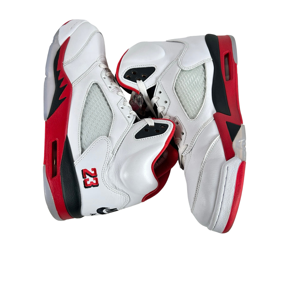 HQ7978 101 Jordan 5 Retro Fire Red Black Tongue (2025) [USED] - 12 M (Used8)