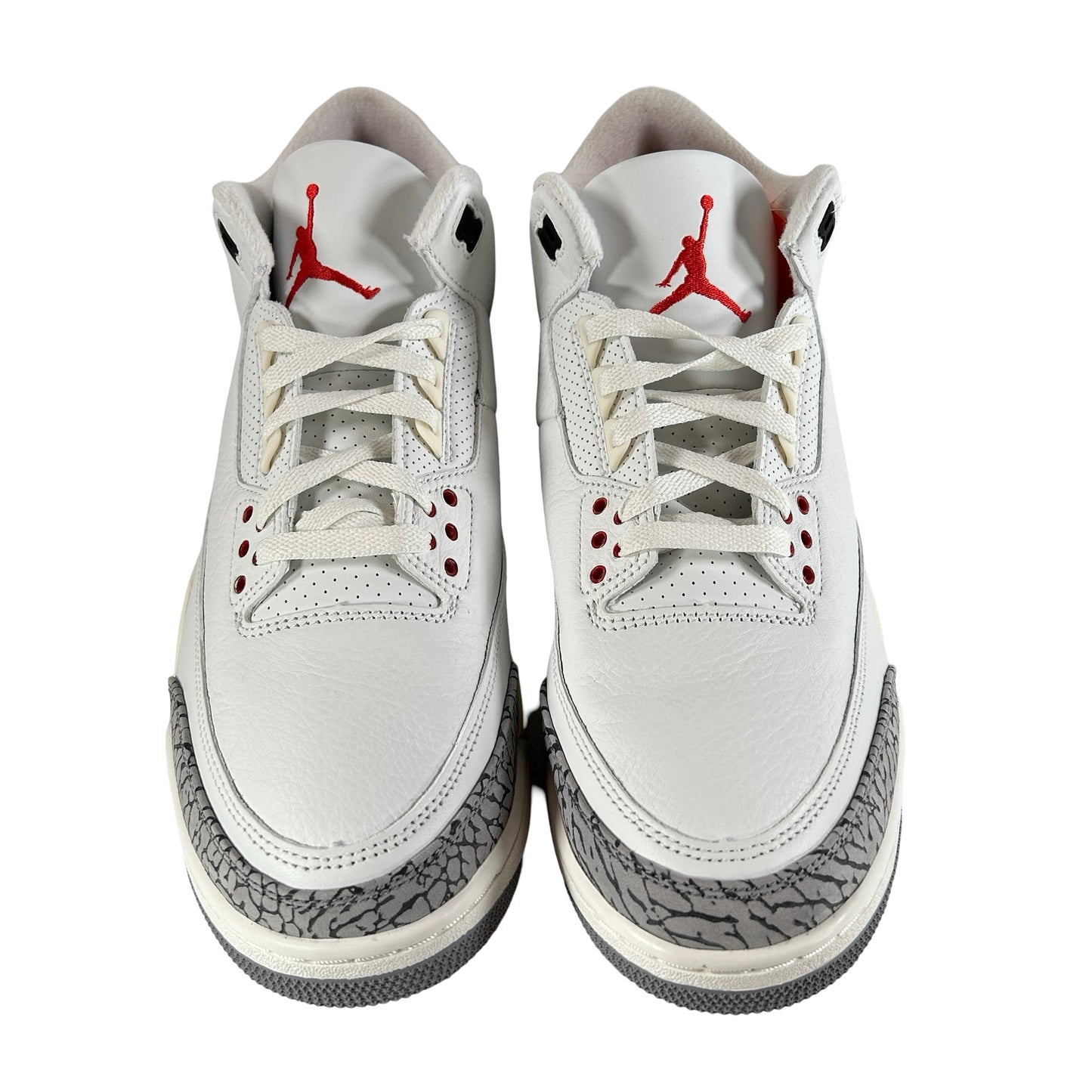 DN3707 100 Jordan 3 Retro White Cement Reimagined [CONDITIONAL] - 12 M (Missing Left Insole)
