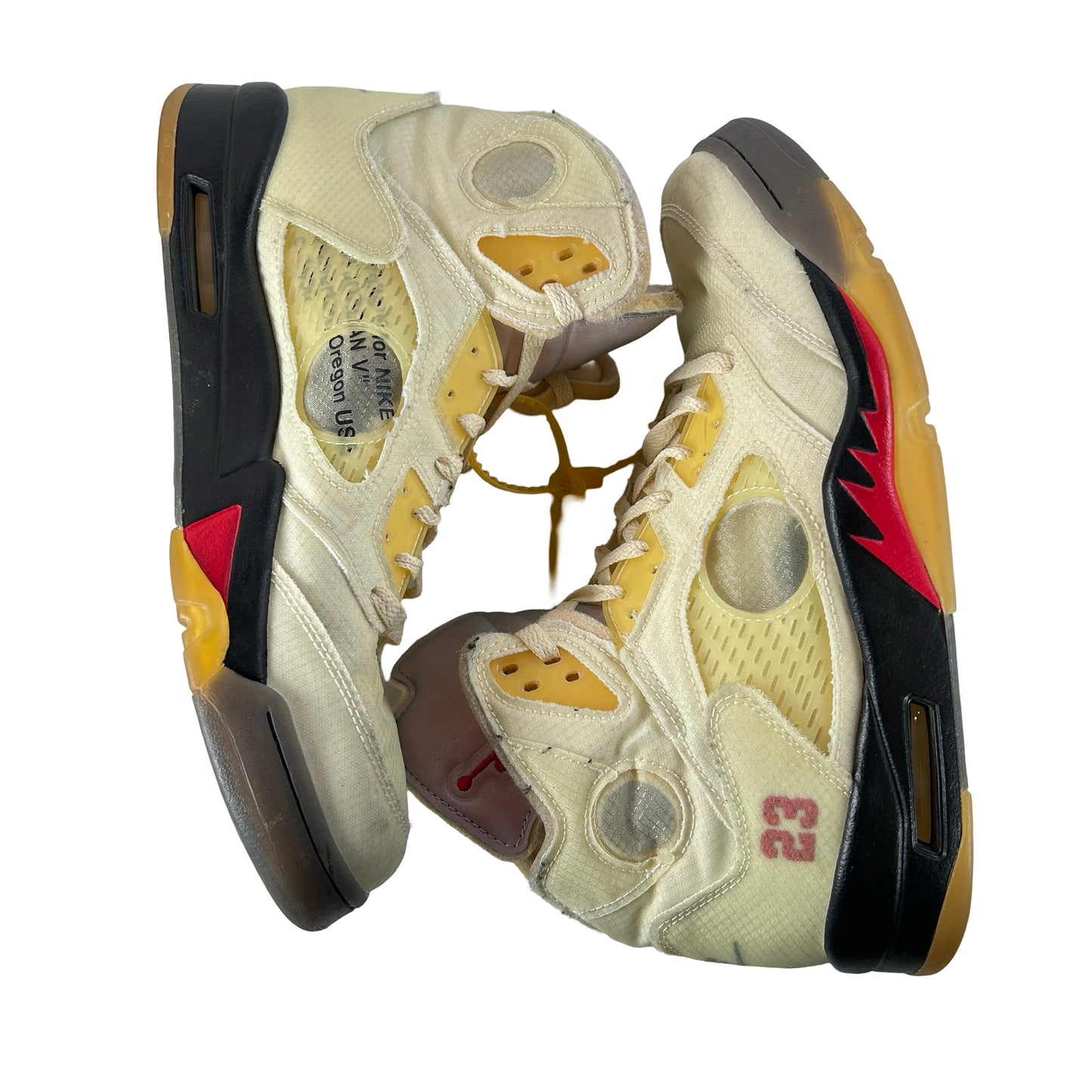 DH8565 100 Jordan 5 Off-White Sail [USED] - 12 M (Used4)