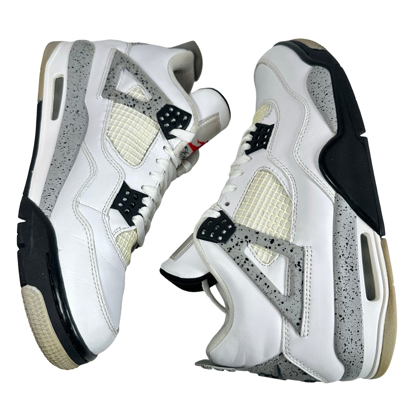 840606 192 Jordan 4 White Cement [USED] - 9.5 M (Used2)