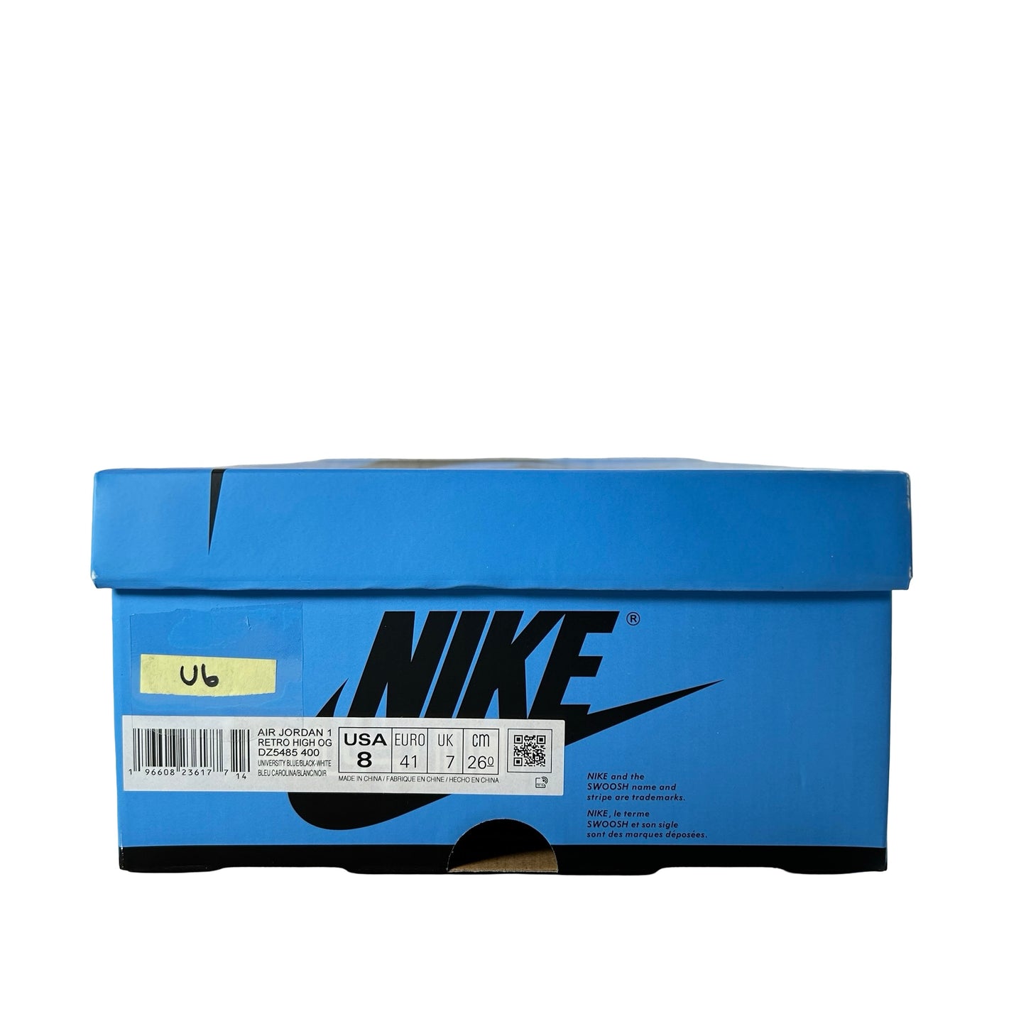 DZ5485 400 Jordan 1 Retro High OG UNC Toe [USED] - 8 M (Used6)