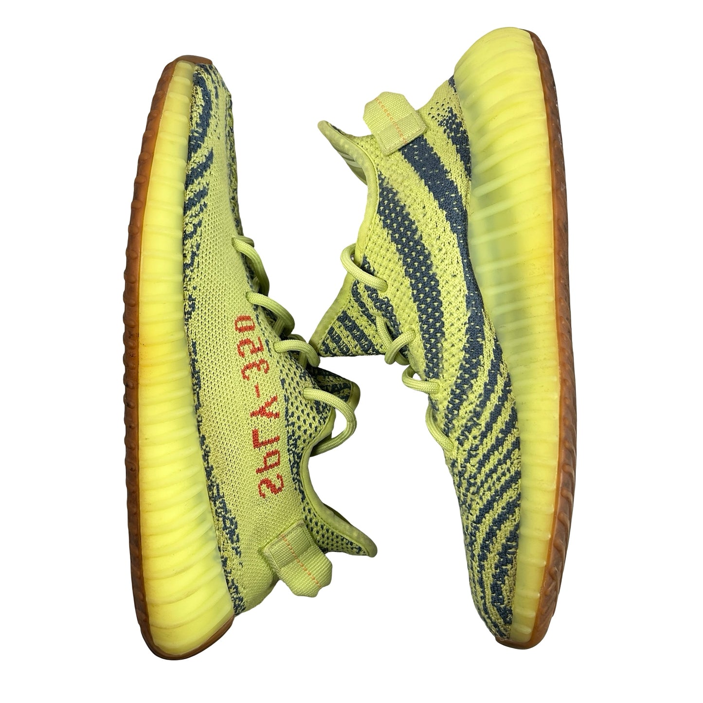 B37572 adidas Yeezy Boost 350 V2 Semi Frozen Yellow [USED] - 8.5 M (Used)