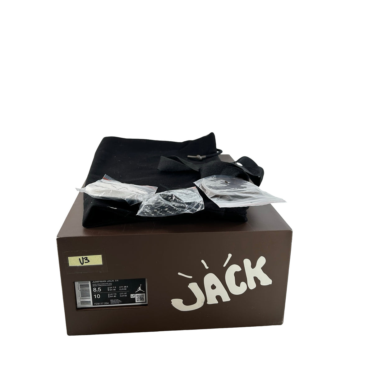 FZ8117 204 Jordan Jumpman Jack TR Travis Scott Dark Mocha [USED] - 8.5 M (Used3)