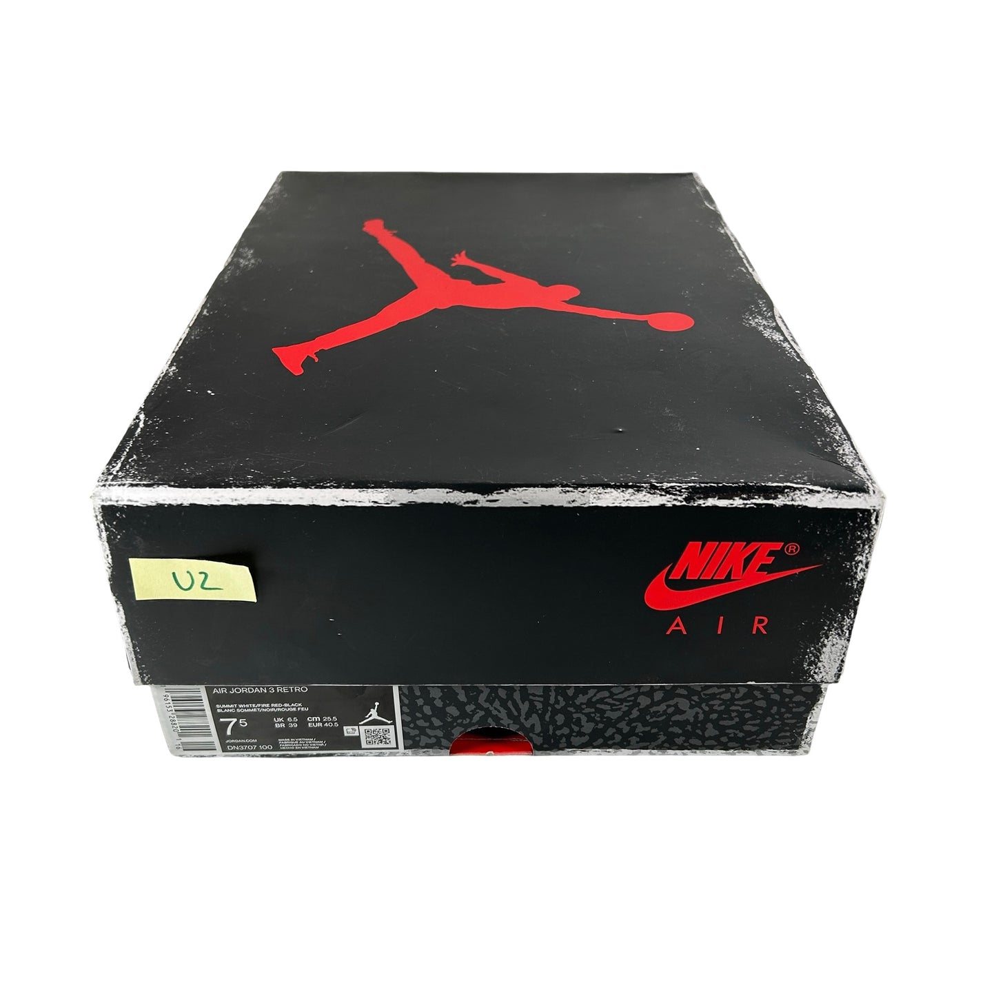 DN3707 100 Jordan 3 Retro White Cement Reimagined [USED] - 7.5 M (Used2)