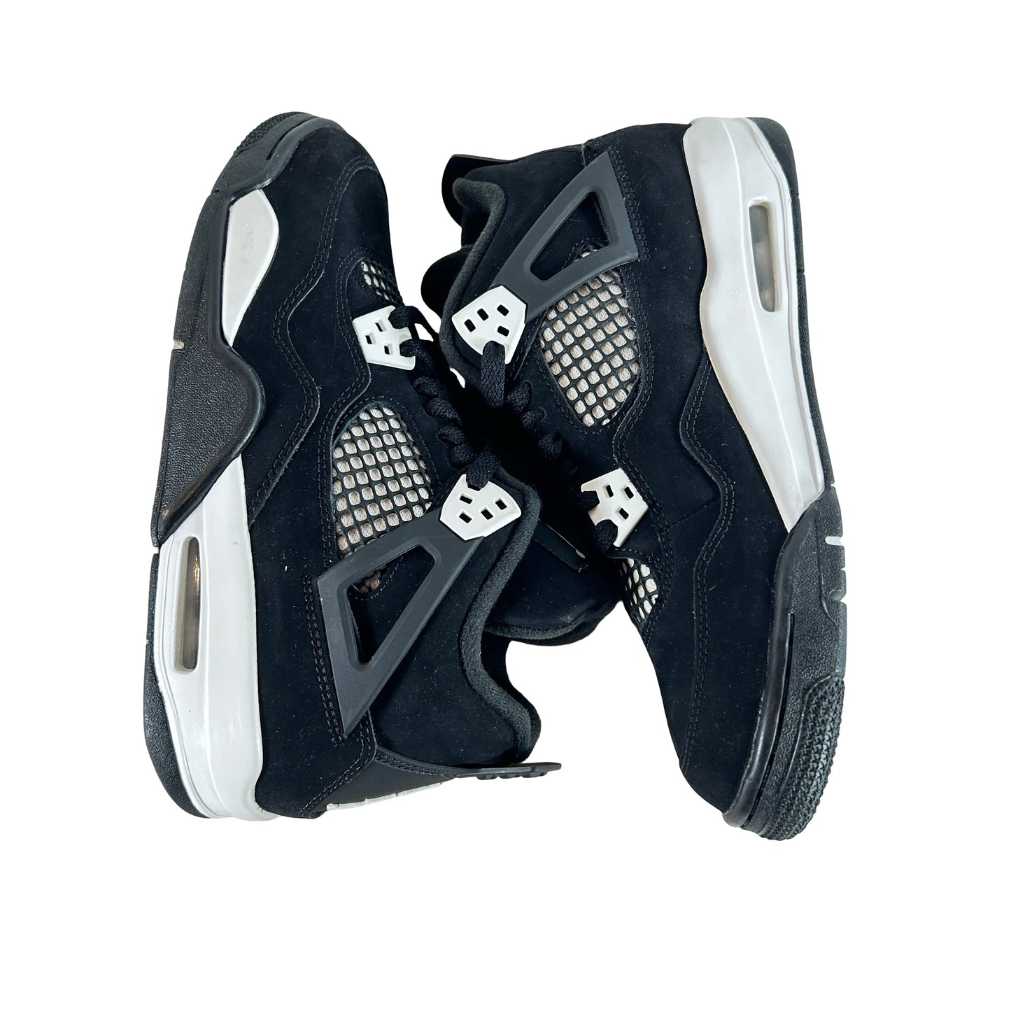 FQ8213 001 Jordan 4 Retro White Thunder (GS) [USED] - 7 Y (Used5)