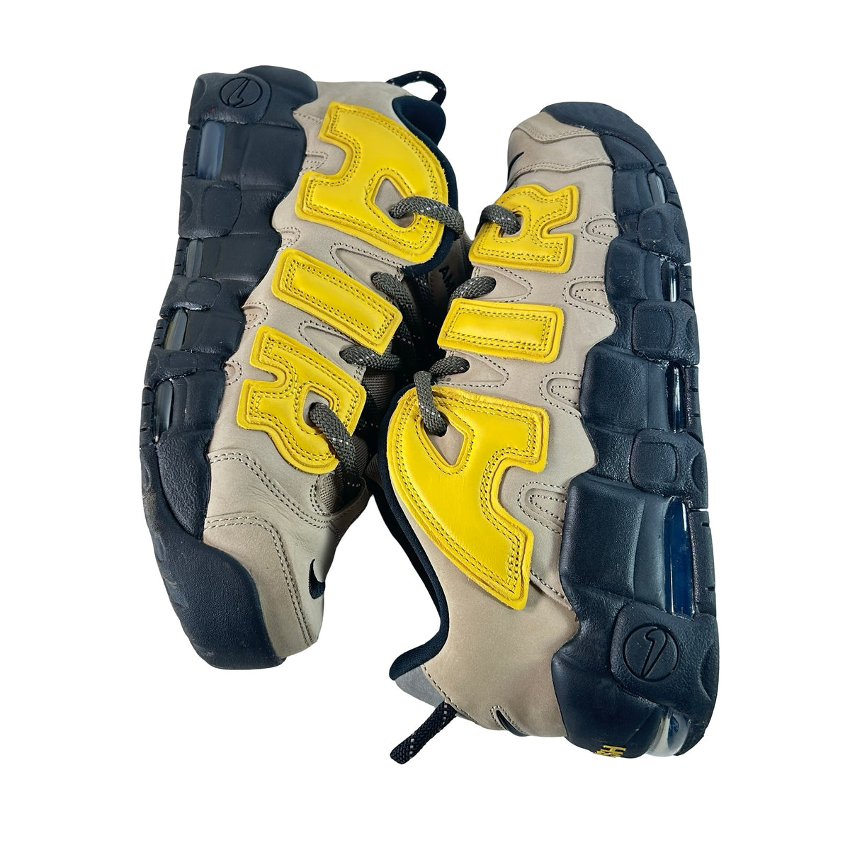 FB1299 200 Nike Air More Uptempo Low AMBUSH Sulfur [USED] - 11 M (Used)