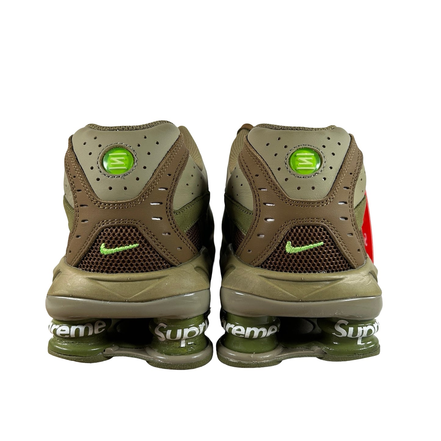 DN1615 200 Nike Shox Ride 2 SP Supreme Olive [USED] - 12 M (Used)