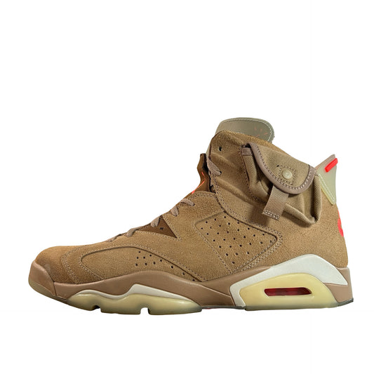 DH0690 200 Jordan 6 Retro Travis Scott British Khaki [USED] - 11 M (Used13)