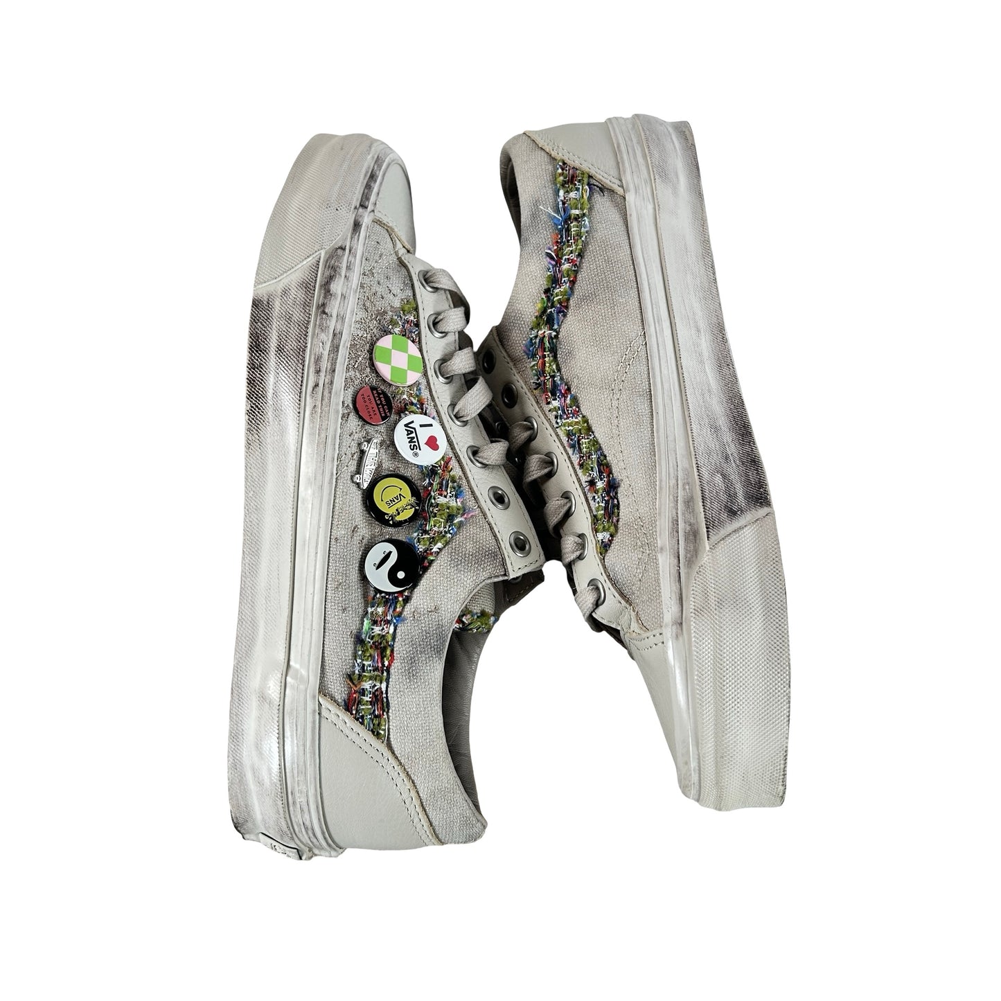 VN000E8V2N1 Vans Old Skool 36 LX Souvenir Oatmeal [USED] - 9.5 M (Used)
