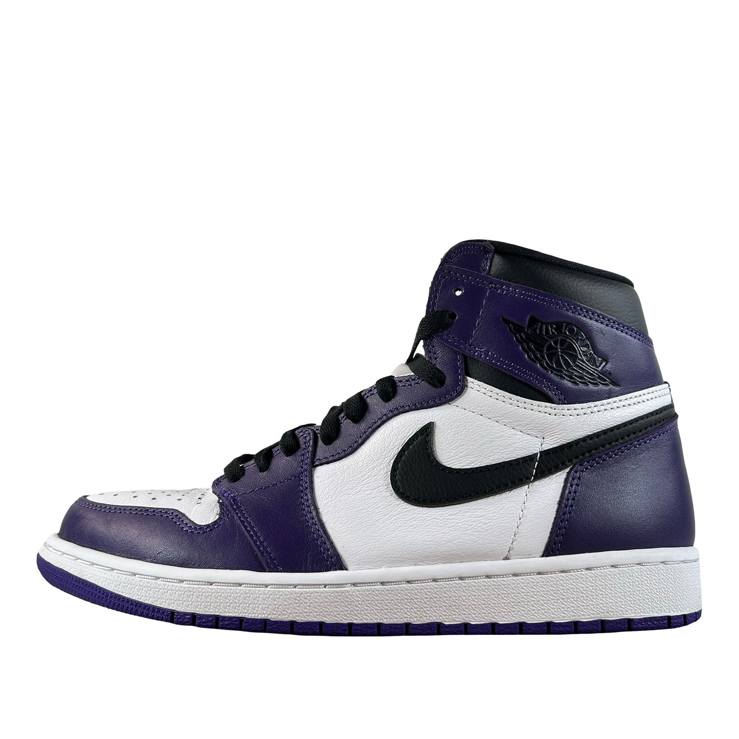 555088 500 Jordan 1 Court Purple [USED] - 9 M (Used2) (No Box2)