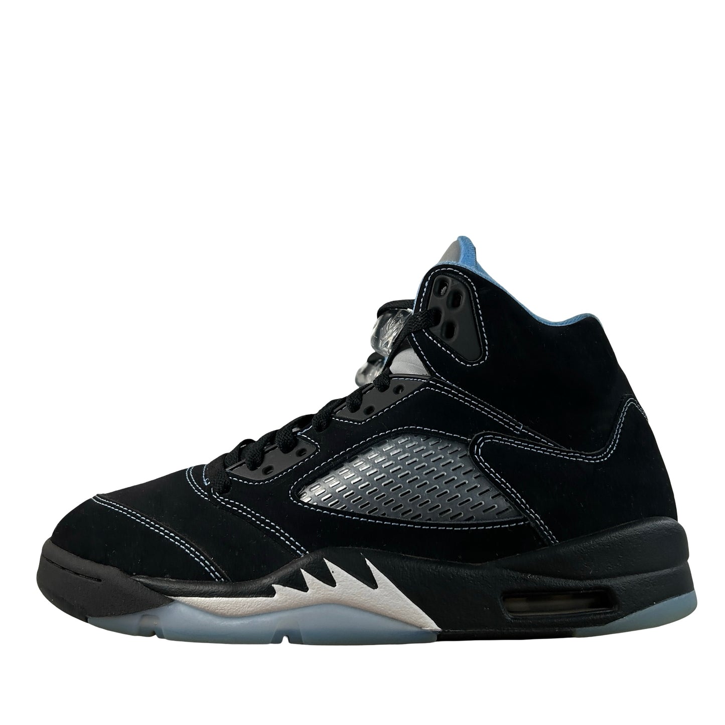DD0587 008 Air Jordan 5 Retro Black University Blue (2026) [USED] - 9.5 M (Used) (No Box)