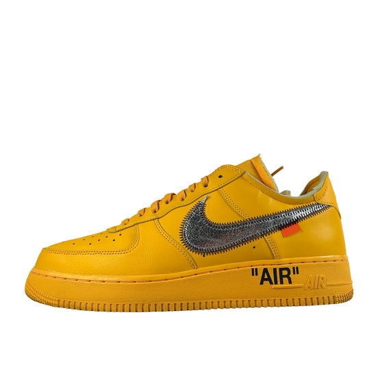 DD1876 700 Nike Air Force 1 Low Off-White ICA University Gold [USED] - 12 M (Used)