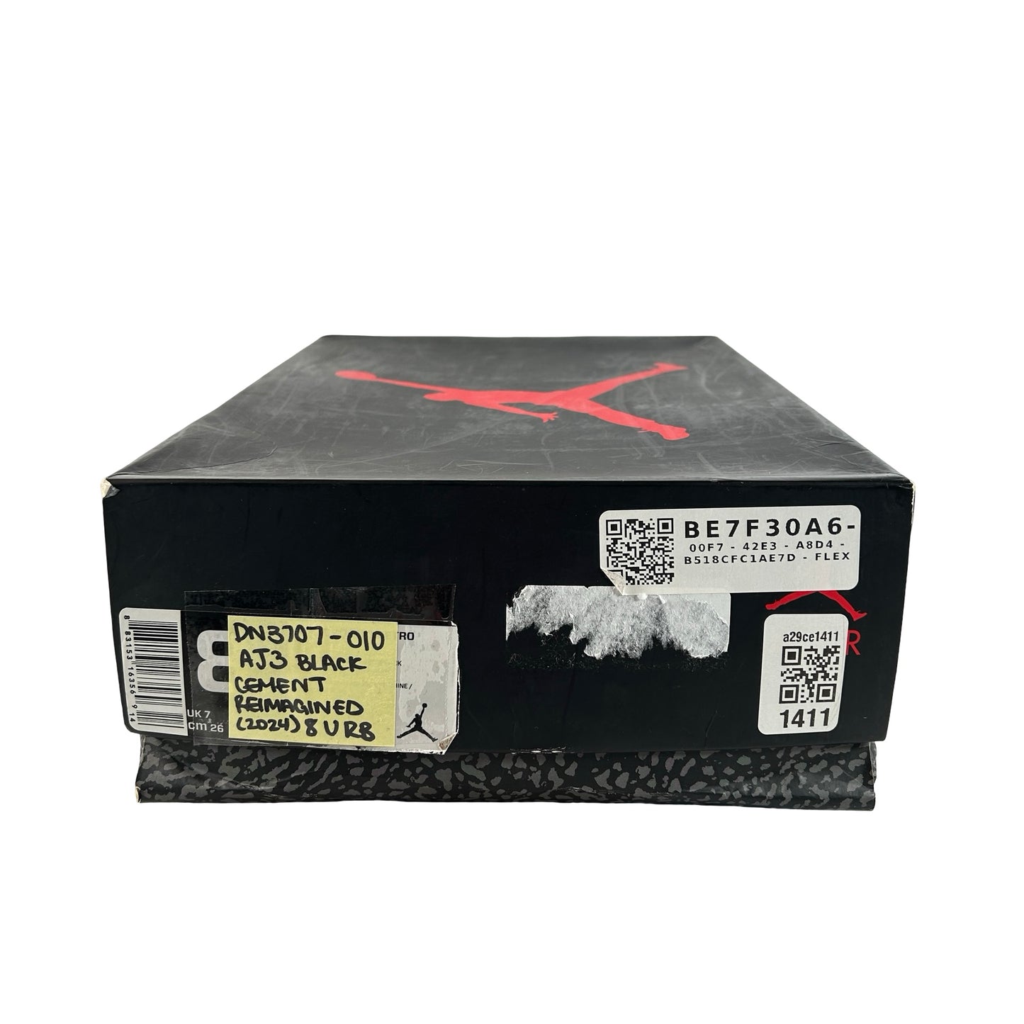 DN3707 010 Jordan 3 Retro Black Cement Reimagined (2024) [USED] - 8 M (Used) (Replace Box)