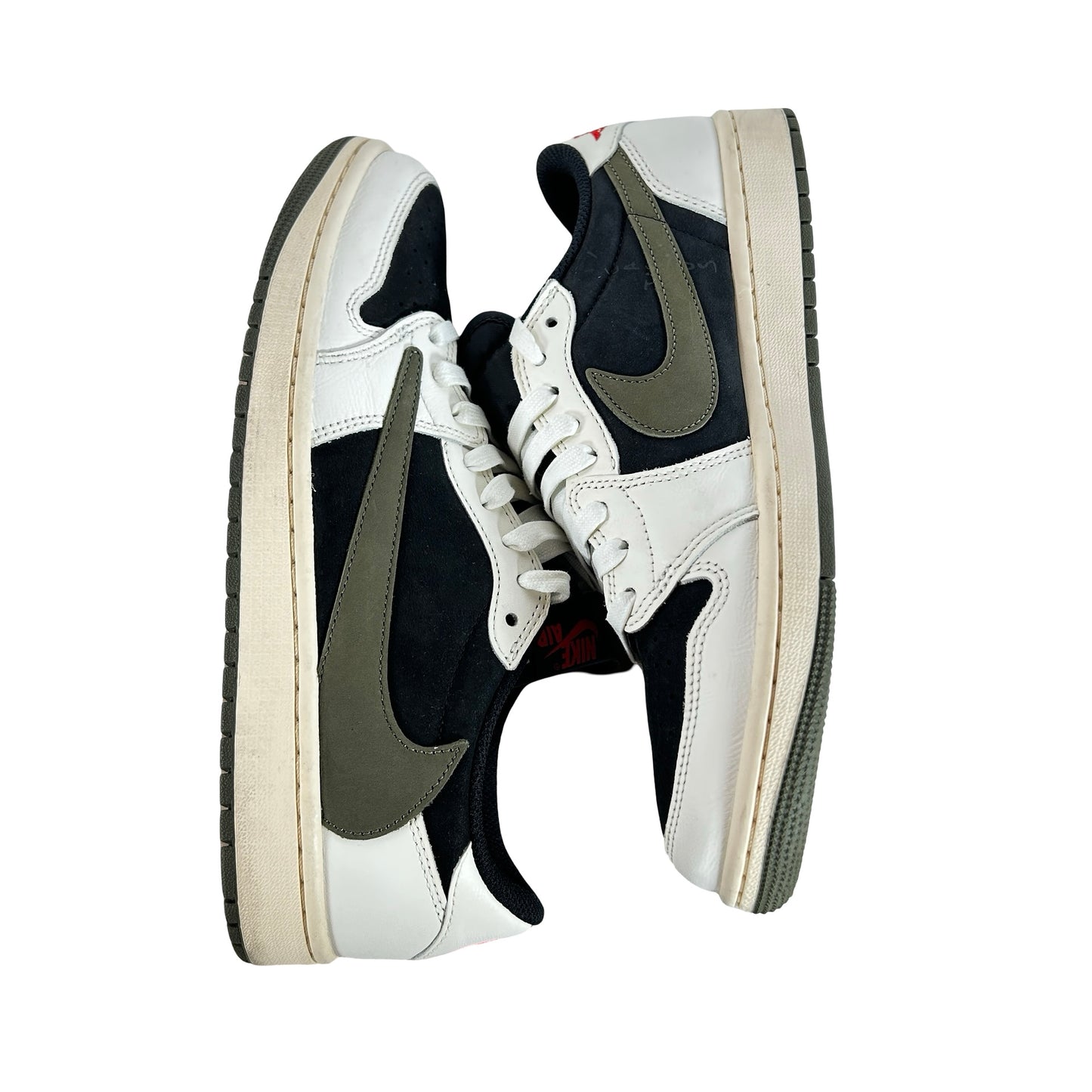 DZ4137 106 Jordan 1 Retro Low OG SP Travis Scott Olive (W) [USED] - 10.5 W (Used) (No Box)