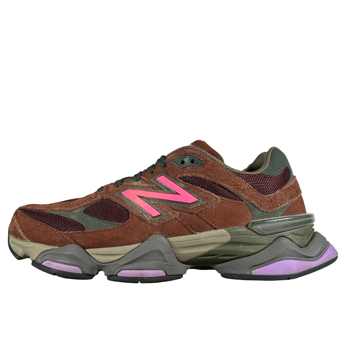 U9060BUR New Balance 9060 Rich Oak Burgundy [USED] - 9.5 M (Used)