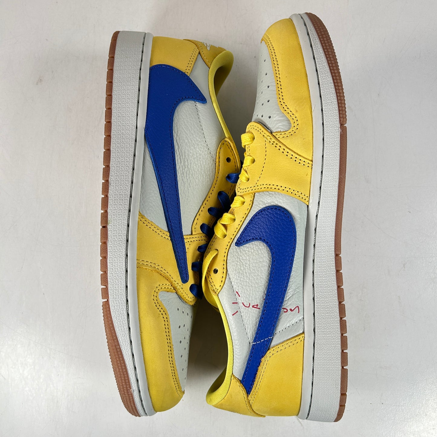 DZ4137 700 Jordan 1 Retro Low OG SP Travis Scott Canary (Women's) [USED] - 10.5 W (Used3)