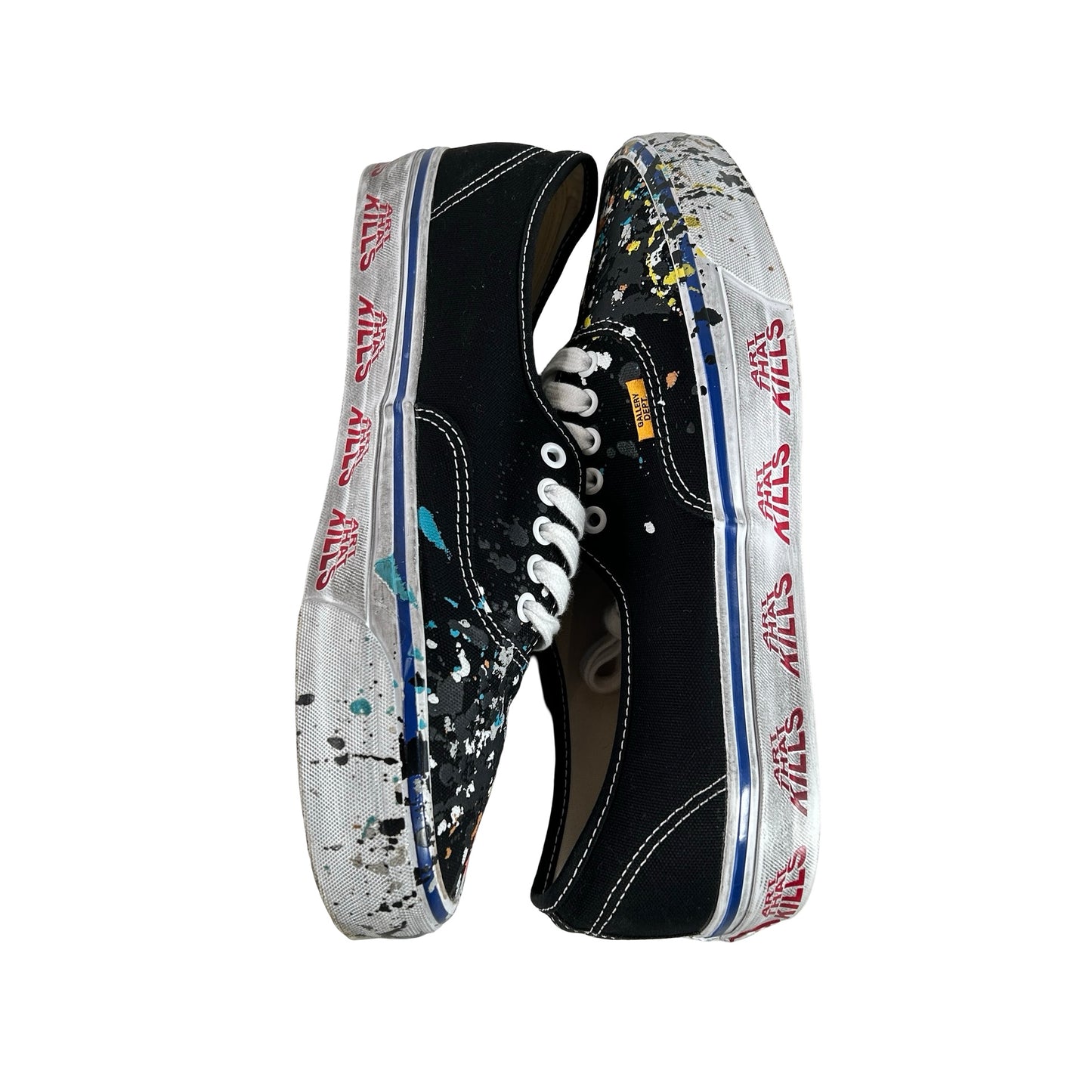 VN000EEUBLA Vans Authentic Reissue 44 Gallery Dept. Art That Kills Black [USED] - 12 M (Used)