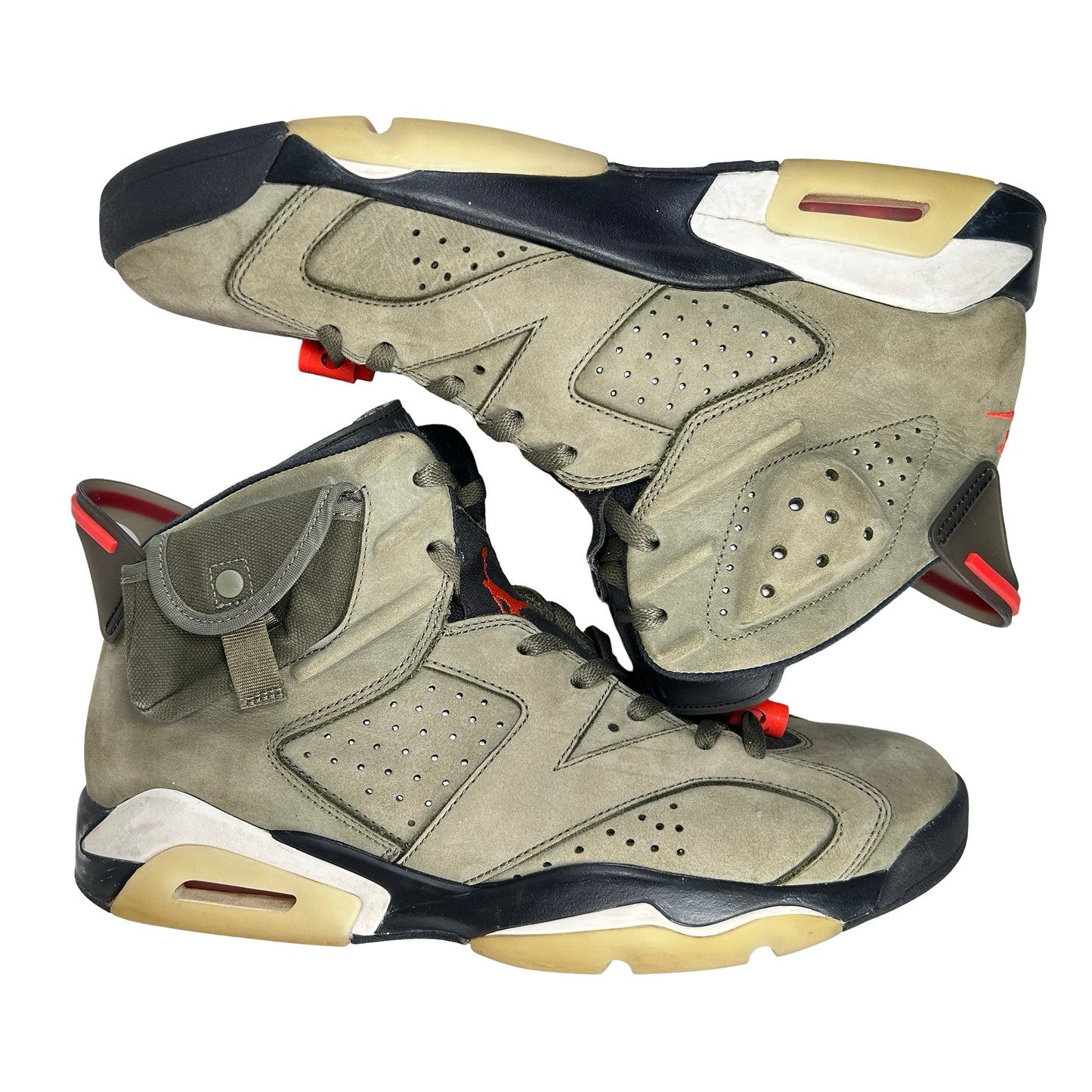 CN1084 200 Jordan 6 Retro Travis Scott [USED] - 12.5 M (Used) (Replace Box)