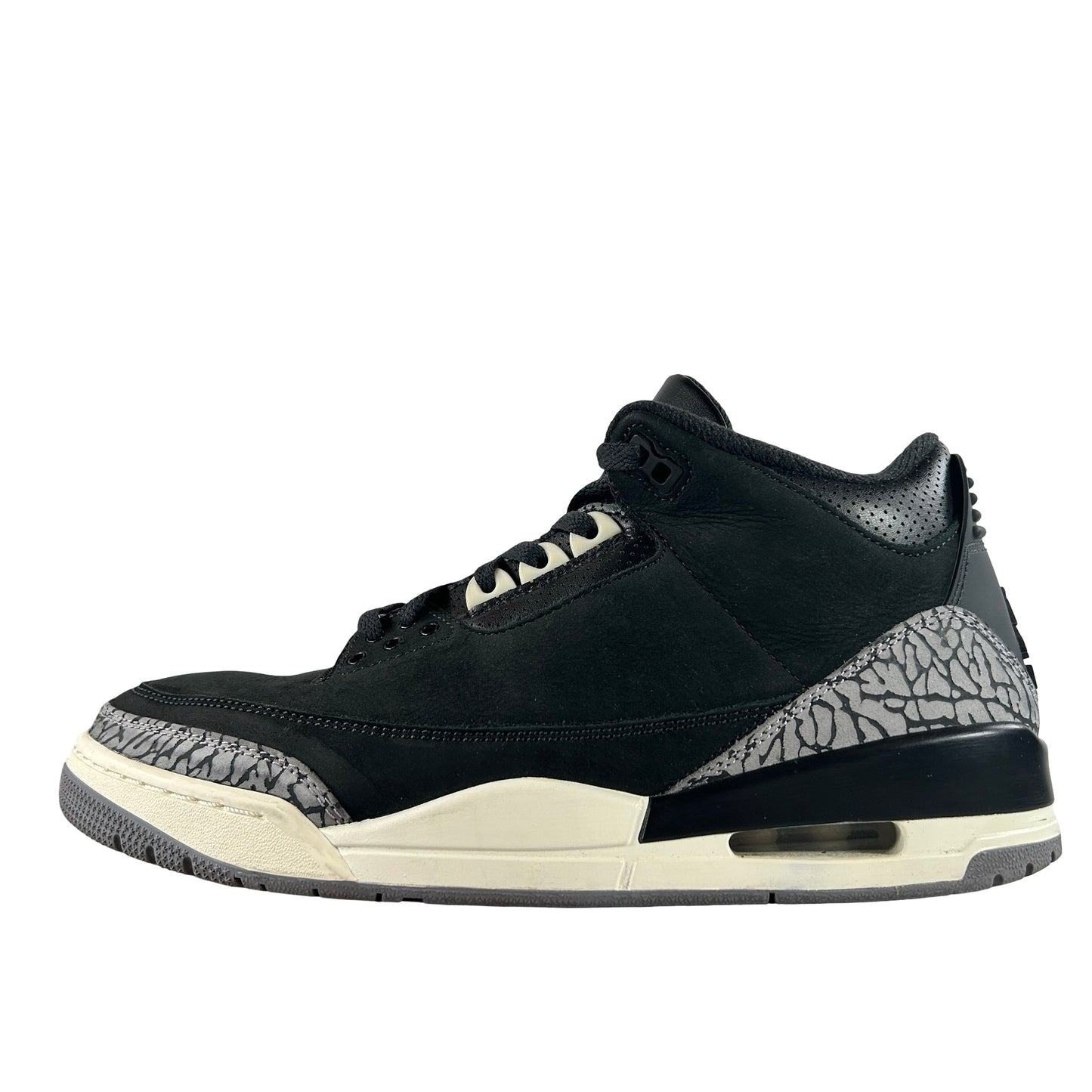 CK9246 001 Jordan 3 Retro Off Noir (Women's) [USED] - 12 W (Used) (Replace Box)
