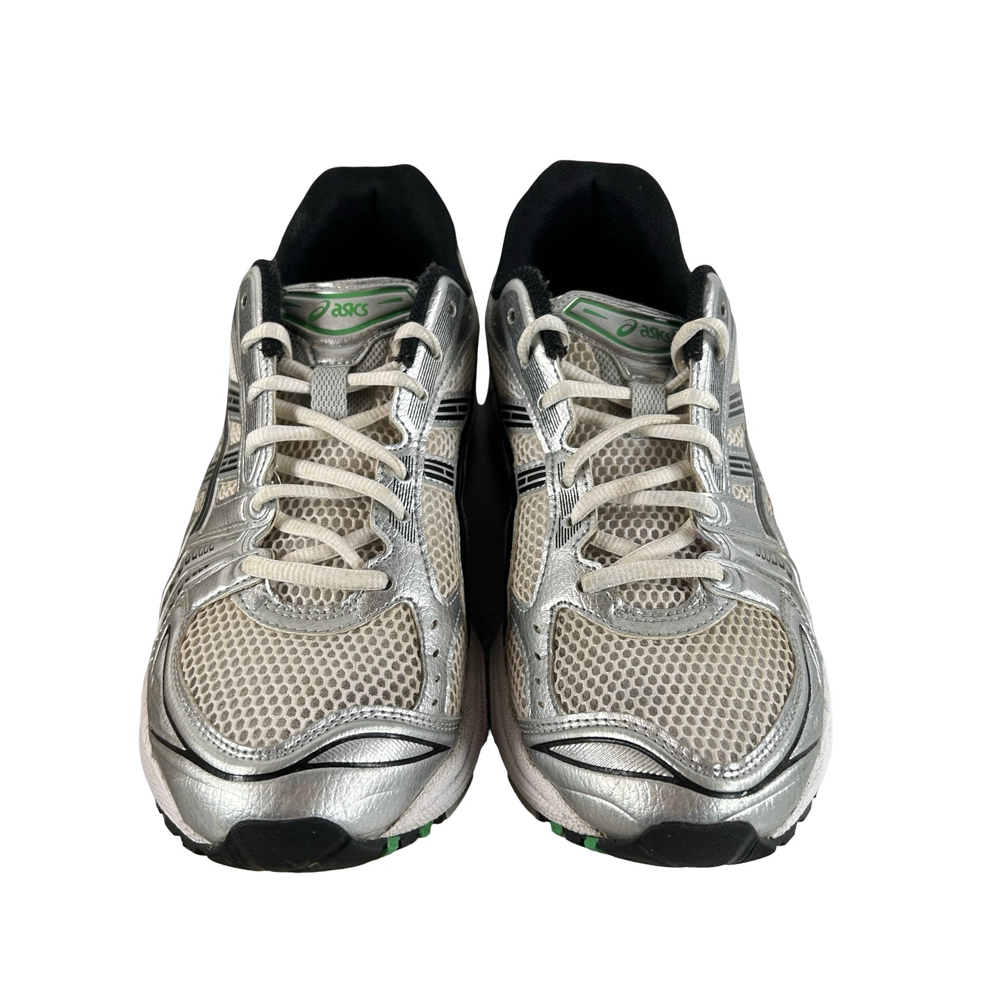 1201A019 110 ASICS Gel-Kayano 14 White Malachite Green [USED] - 10 M (Used3)