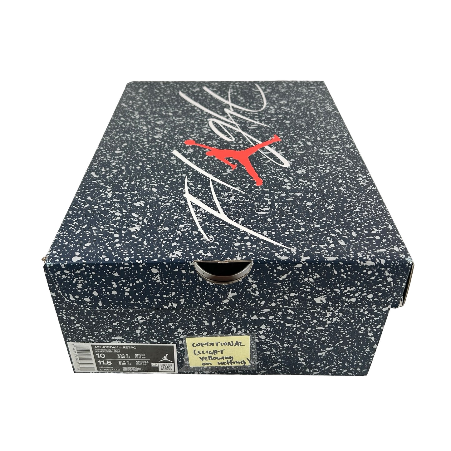 DH6927 140 Jordan 4 Retro Midnight Navy [CONDITIONAL] - 10 M (Slight Yellowing)