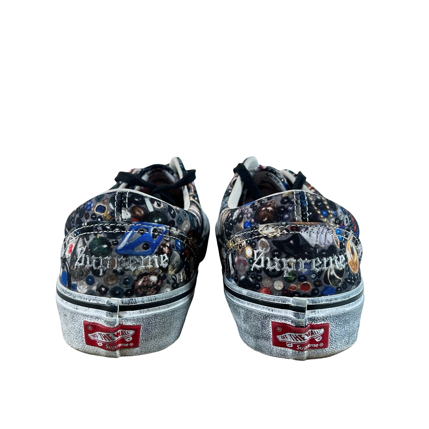 VN00110ABLU Vans Era Supreme x Mike Kelley Grey [USED] - 9 M (Used)