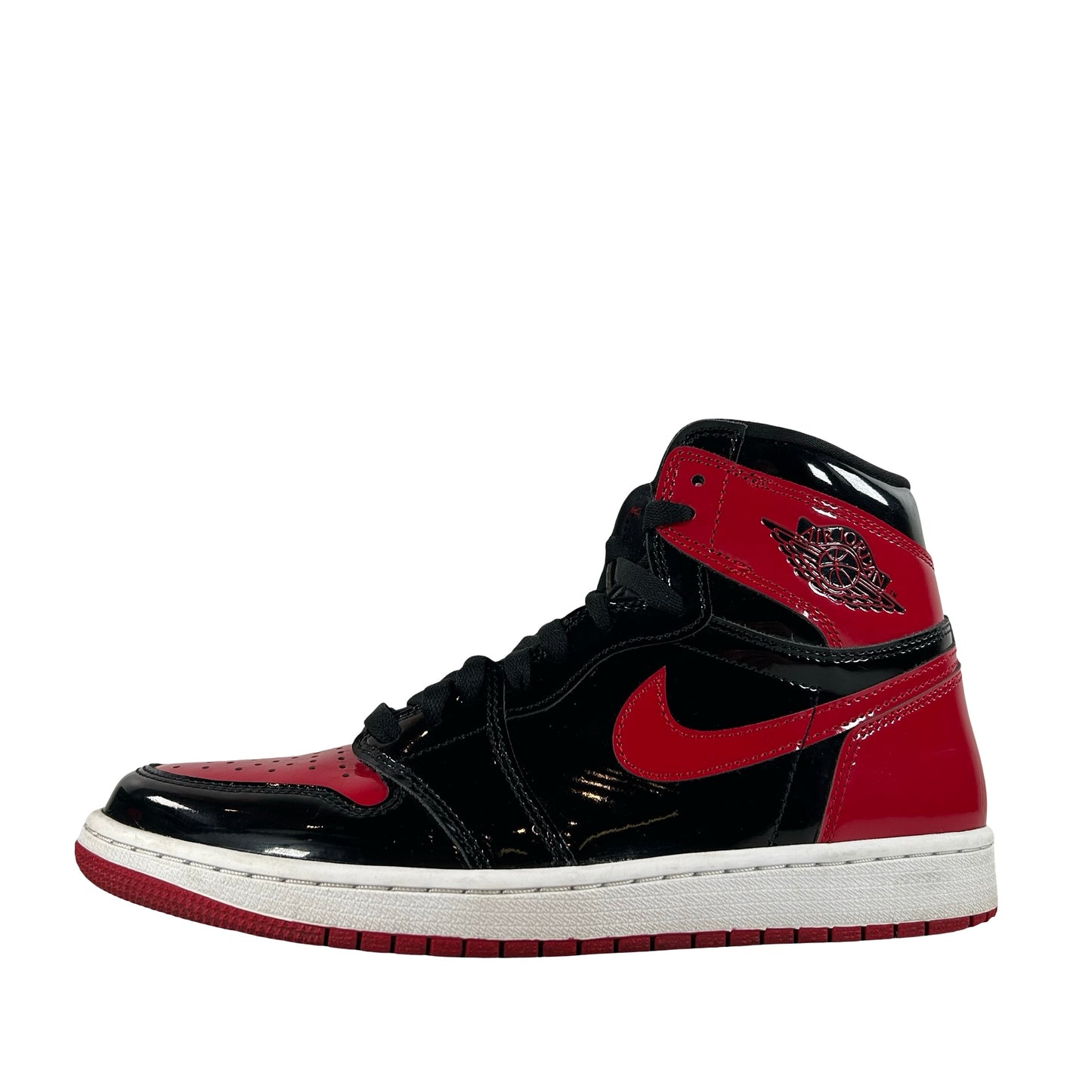 555088 063 Jordan 1 Retro High OG Patent Bred [USED] - 9.5 M (Used5)