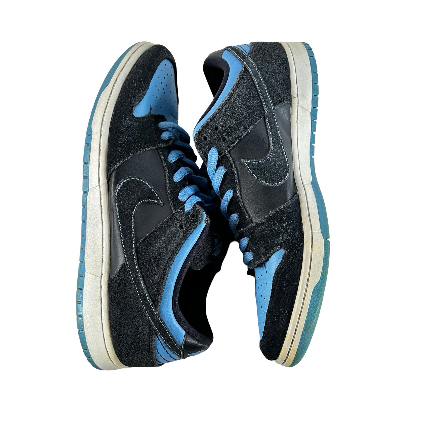 304292 048 Nike SB Dunk Low Black University Blue [USED] - 11 M (Used) (No Box)