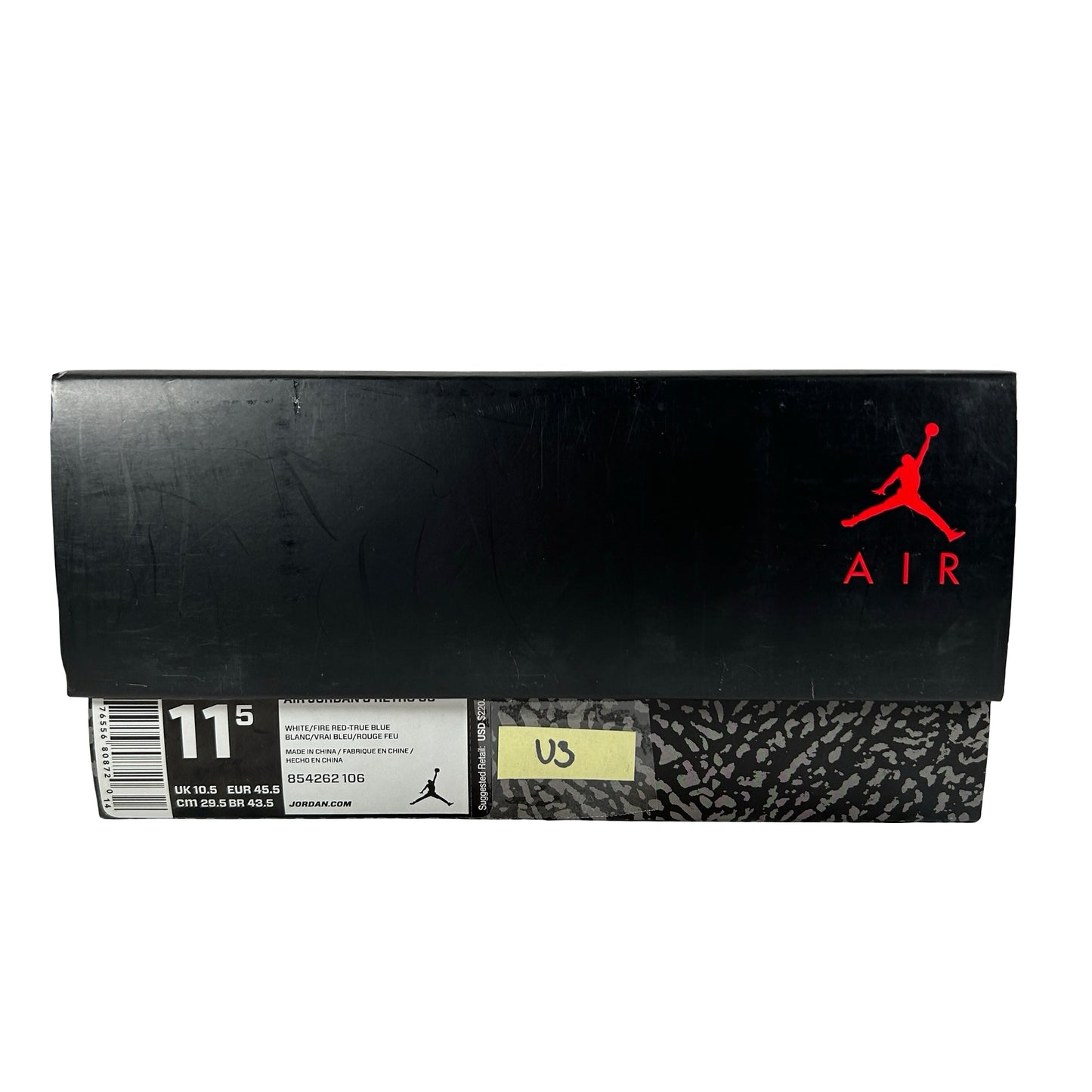 854262 106 Jordan 3 Retro True Blue (2016) [USED] - 11.5 M (Used3)
