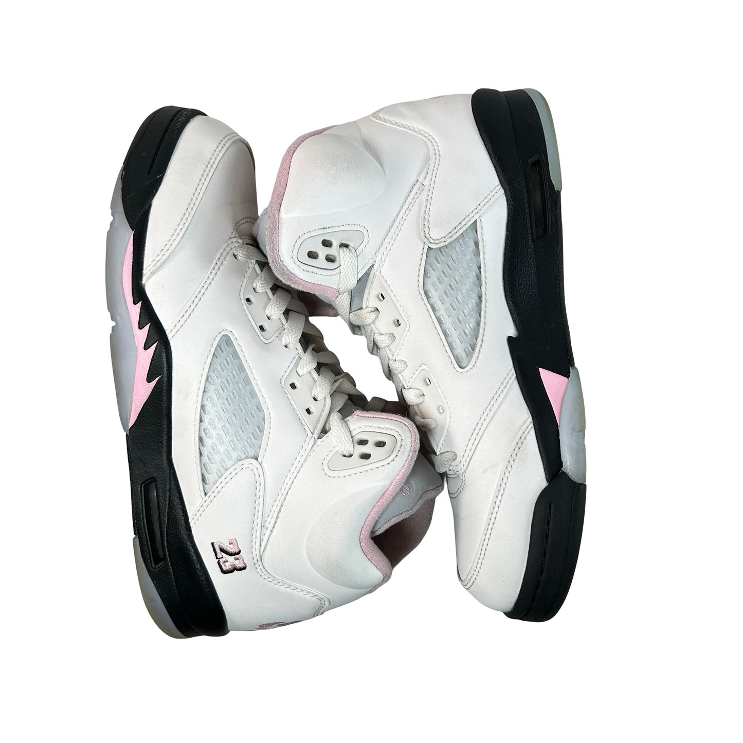 HQ7980 102 Jordan 5 Retro Medium Soft Pink (GS)  [USED] - 7 Y (Used)