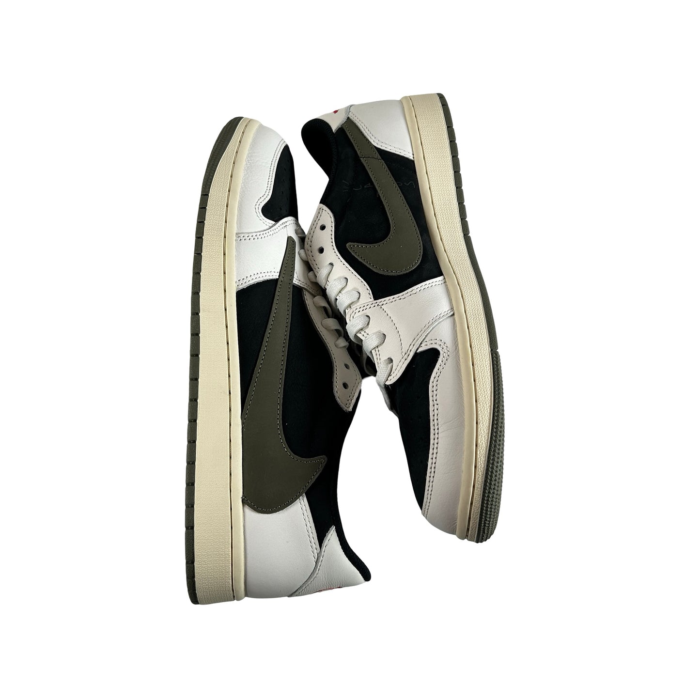 DZ4137 106 Jordan 1 Retro Low OG SP Travis Scott Olive (W) [USED] - 13 W (Used4)