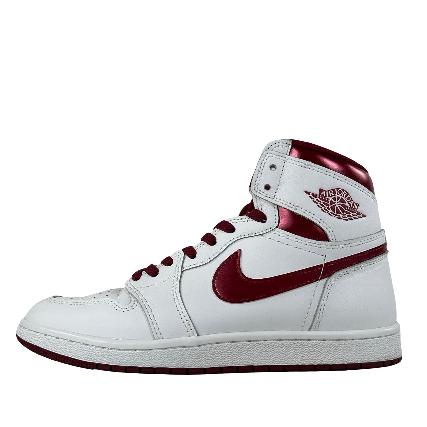 BQ4422 161 Jordan 1 Retro High 85 OG Metallic Burgundy [USED] - 9 M (Used)