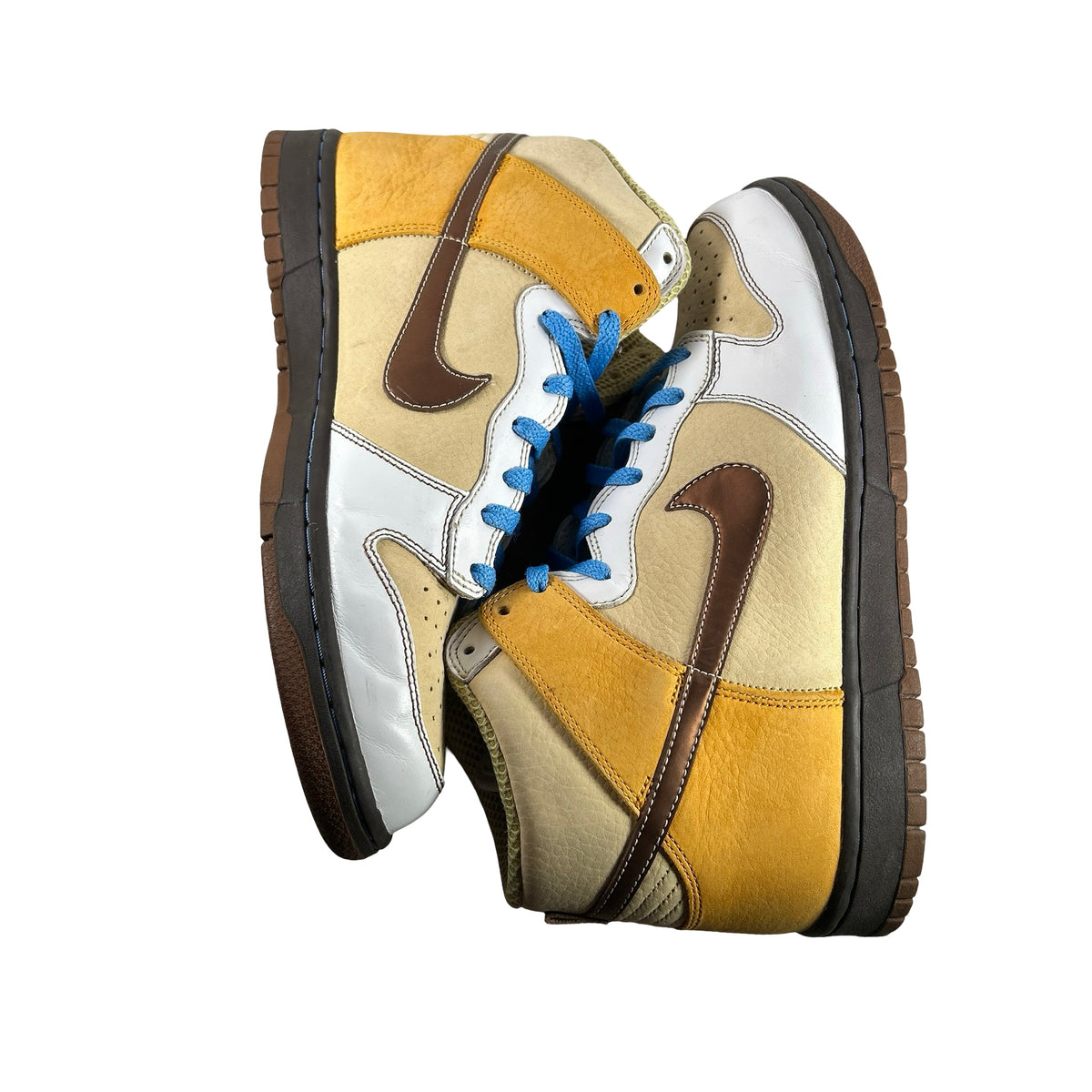 306968 721 Nike Dunk High Premium Vegas Gold Bison [USED] - 10 M (Used) (No Box)