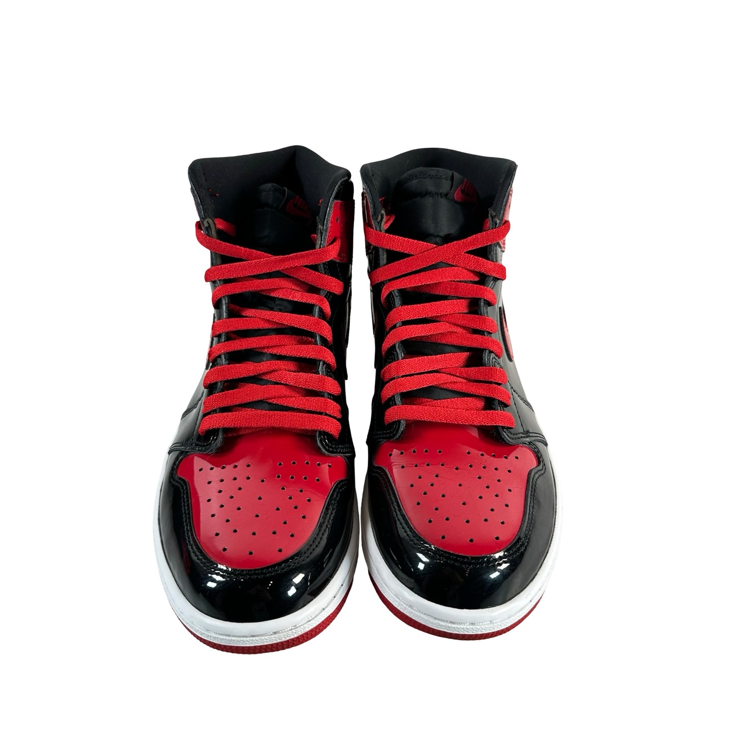 555088 063 Jordan 1 Retro High OG Patent Bred [USED] - 11 M (Used9)