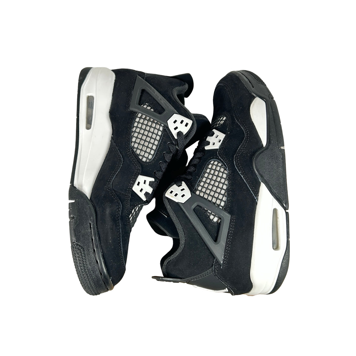 FQ8213 001 Jordan 4 Retro White Thunder (GS) [USED] - 6 Y (Used2)