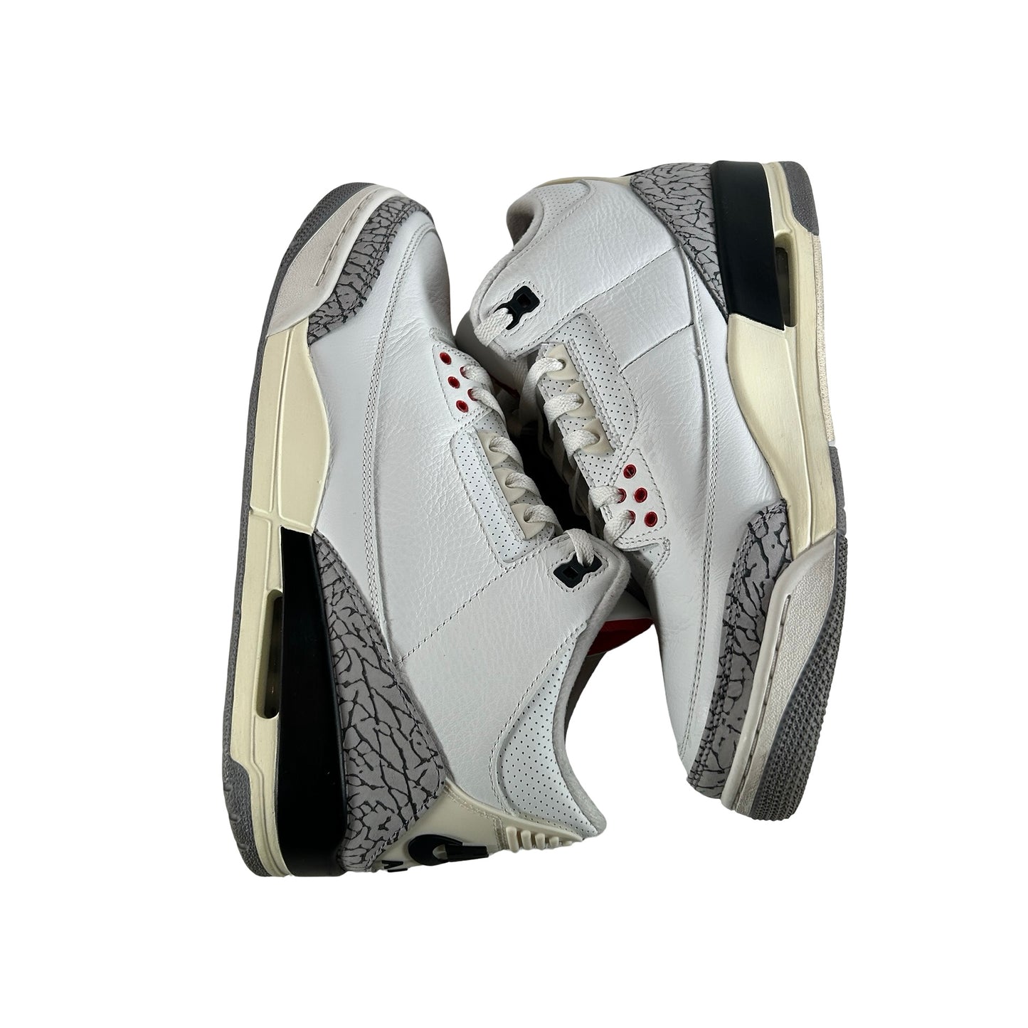 DN3707 100 Jordan 3 Retro White Cement Reimagined [USED] - 10.5 M (Used37)
