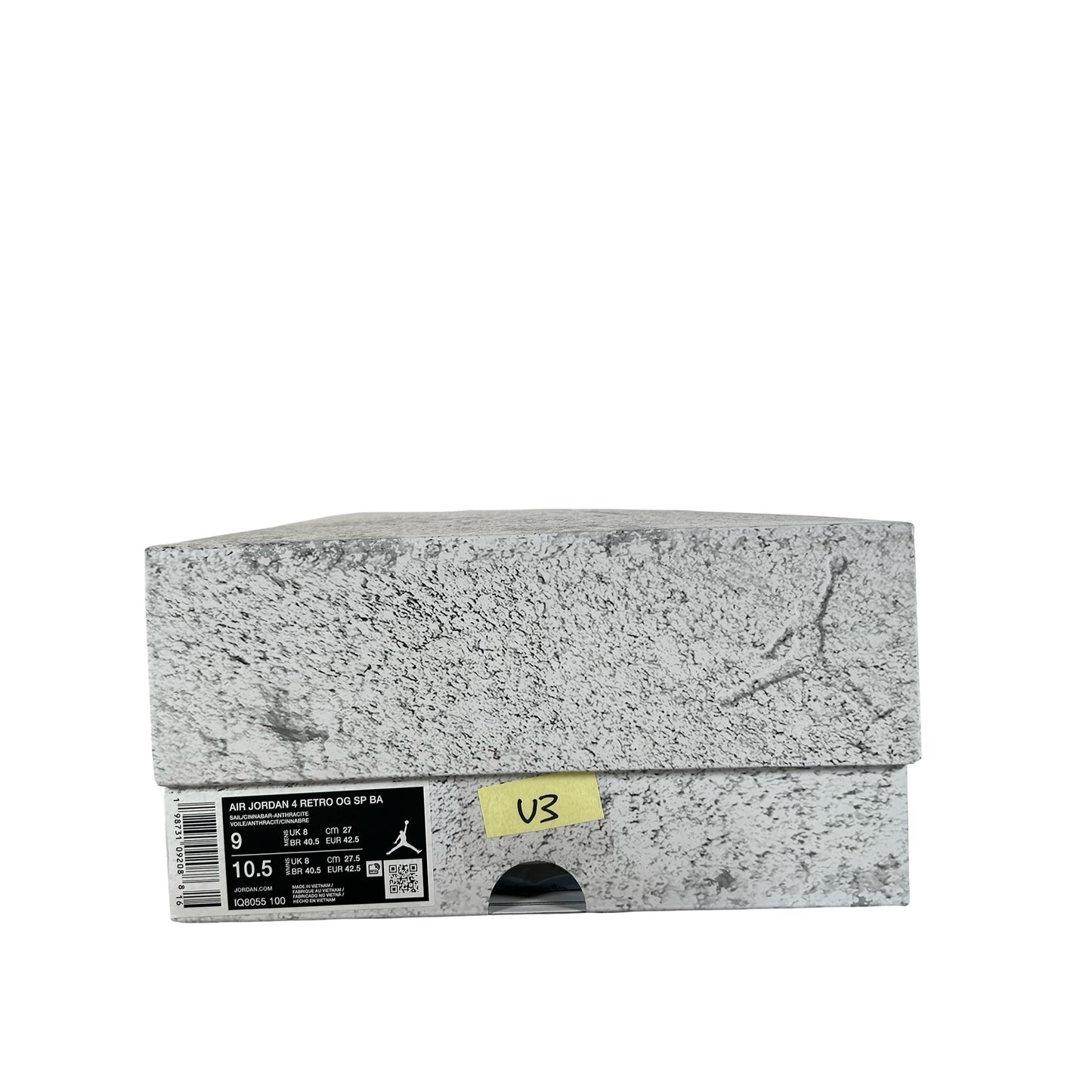 IQ8055 100 Air Jordan 4 Retro OG Nigel Sylvester Brick After Brick [USED] - 9 M (Used3)