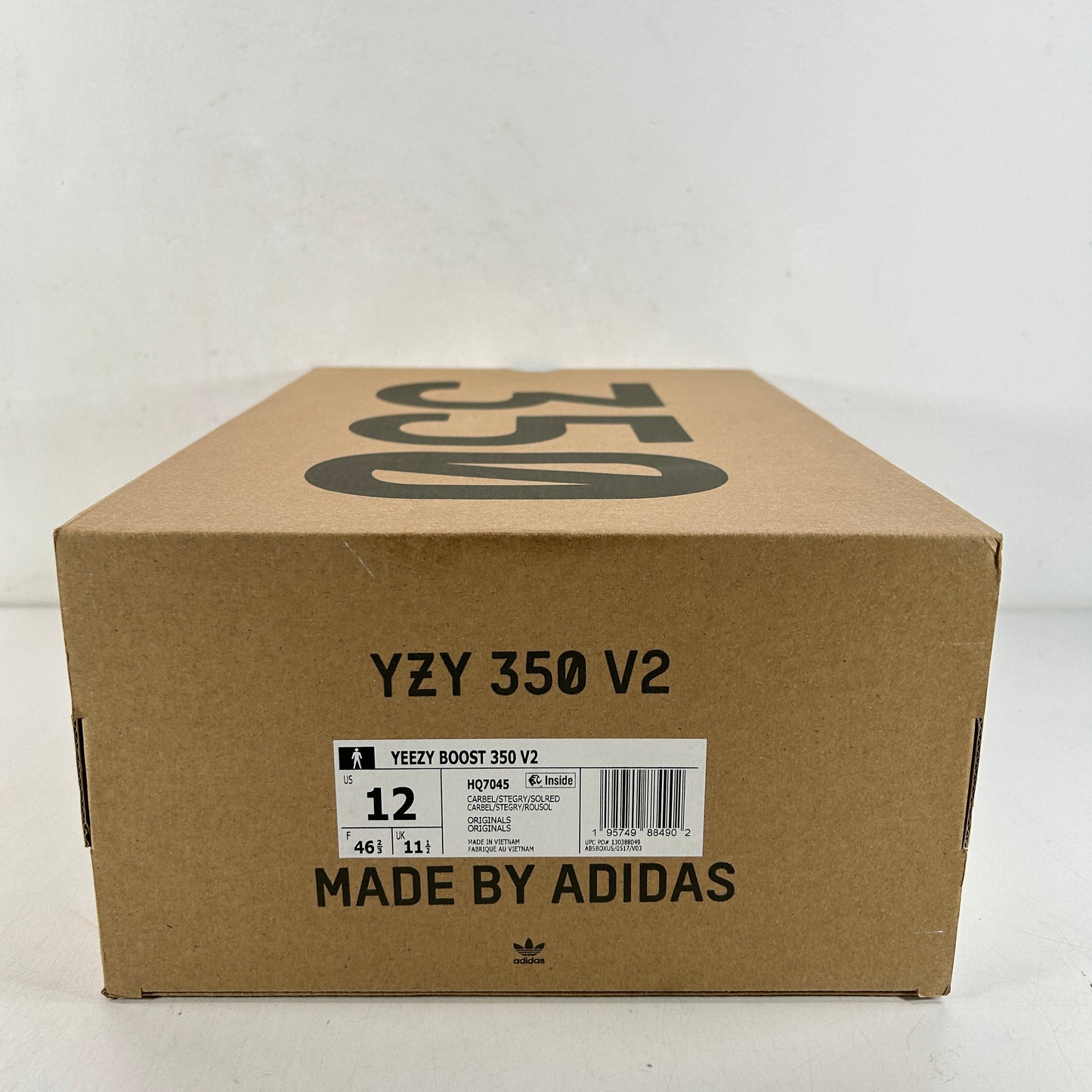 HQ7045 Adidas Yeezy Boost 350 V2 Carbon Beluga [USED] - 12 M (Used)