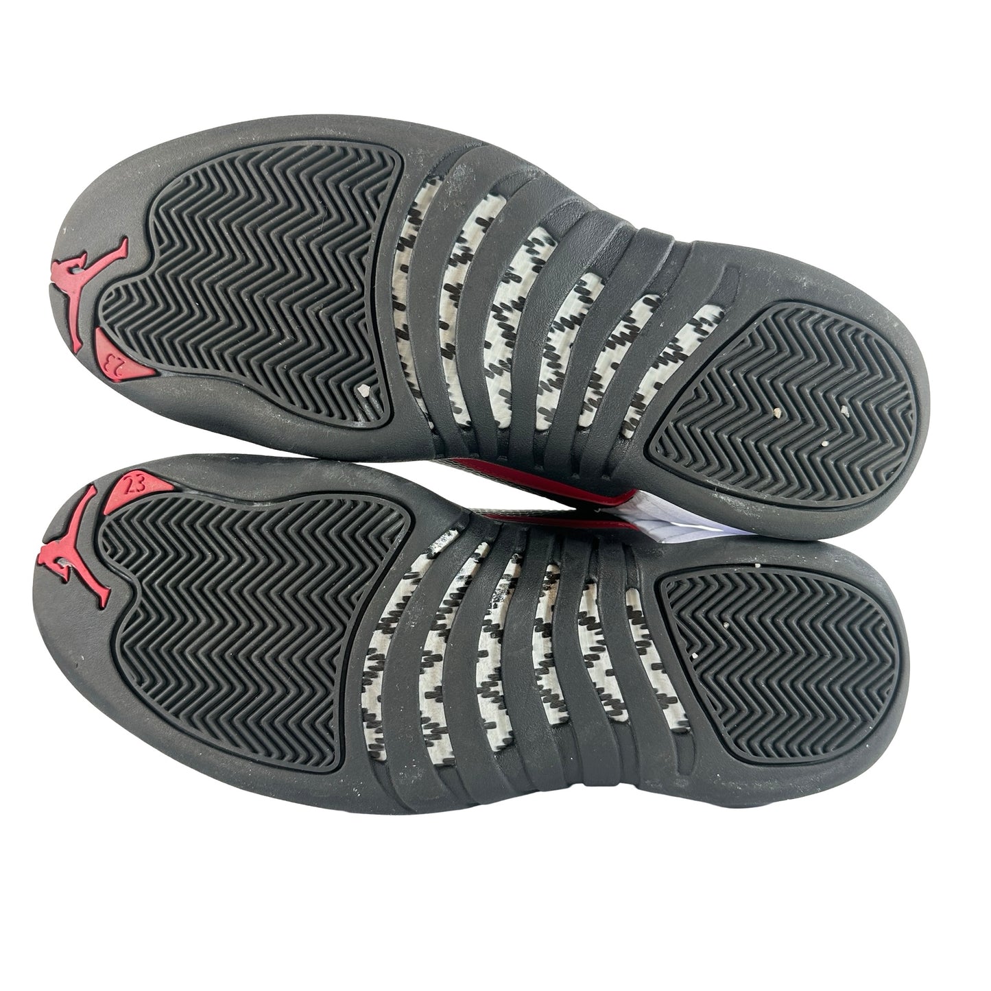 CT8013 162 Air Jordan 12 Red Taxi [USED] - 9 M (Used)