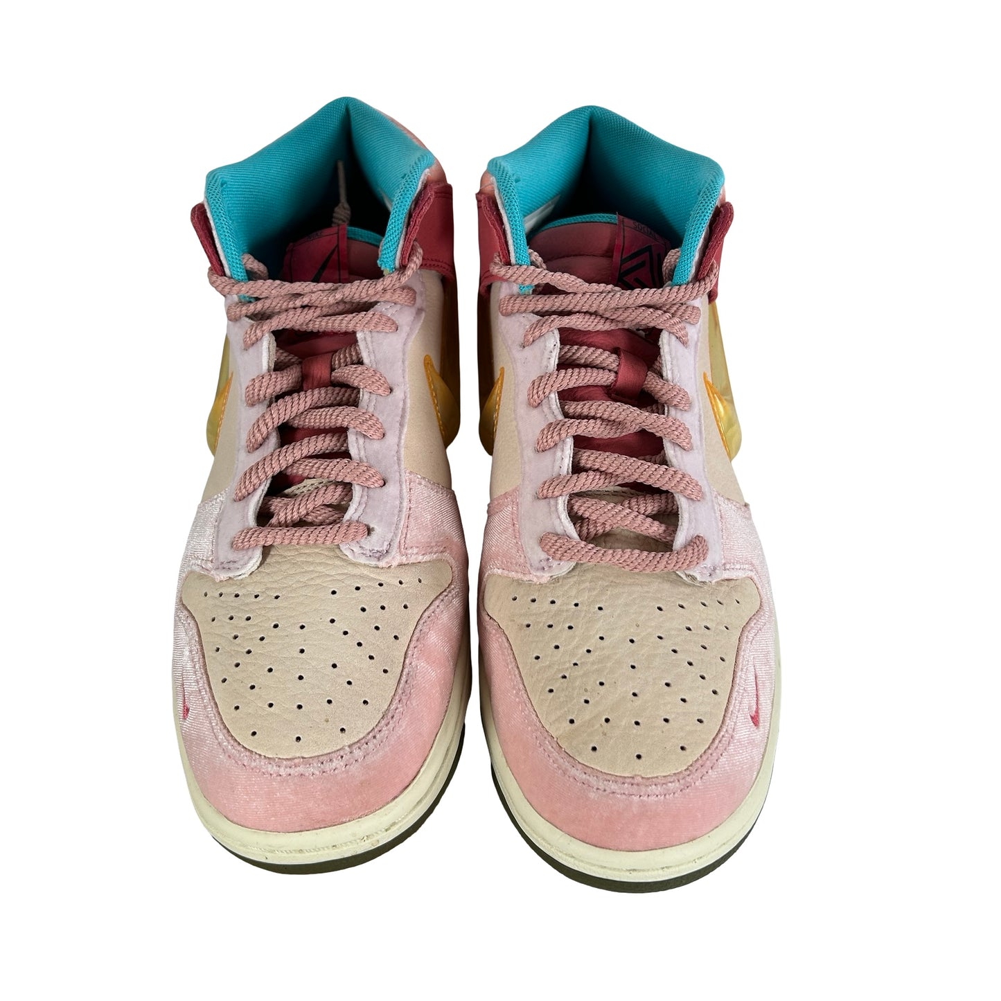 DJ1173 600 Nike Dunk Mid Social Status Free Lunch Strawberry Milk [USED] - 9.5 M (Used) (Replace Box)
