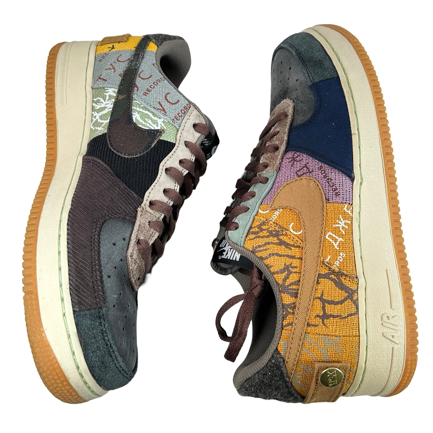 CN2405 900 Nike Air Force 1 Low Travis Scott Cactus Jack [USED] - 10.5 M (Used)