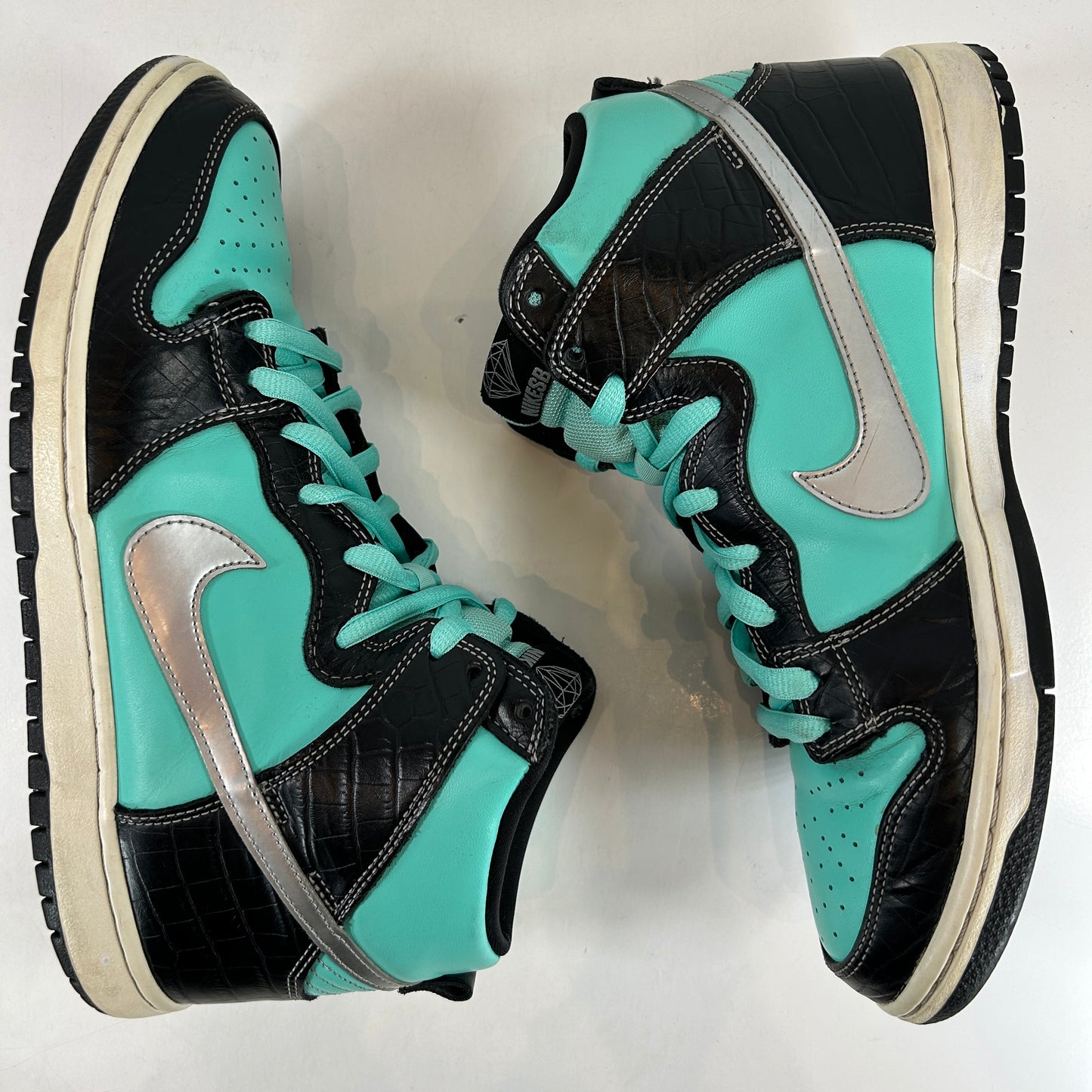 653599 400 Nike SB Dunk High Diamond Supply Co. Tiffany [USED] - 10.5 M (Used)