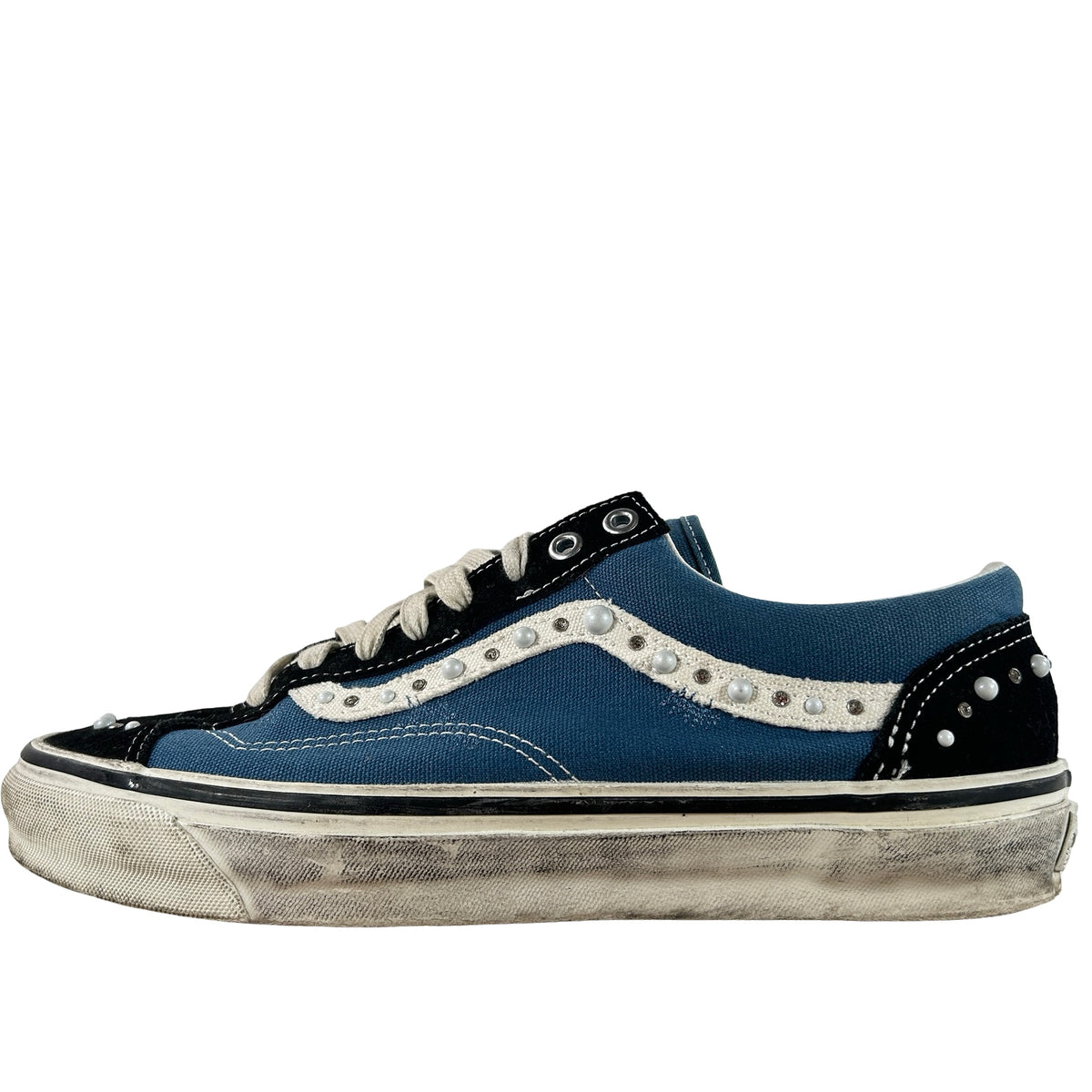 VN000E8VYA6 Vans LX Old Skool 36 Pearlized Pack Black Navy [USED] - 10 M (Used6)