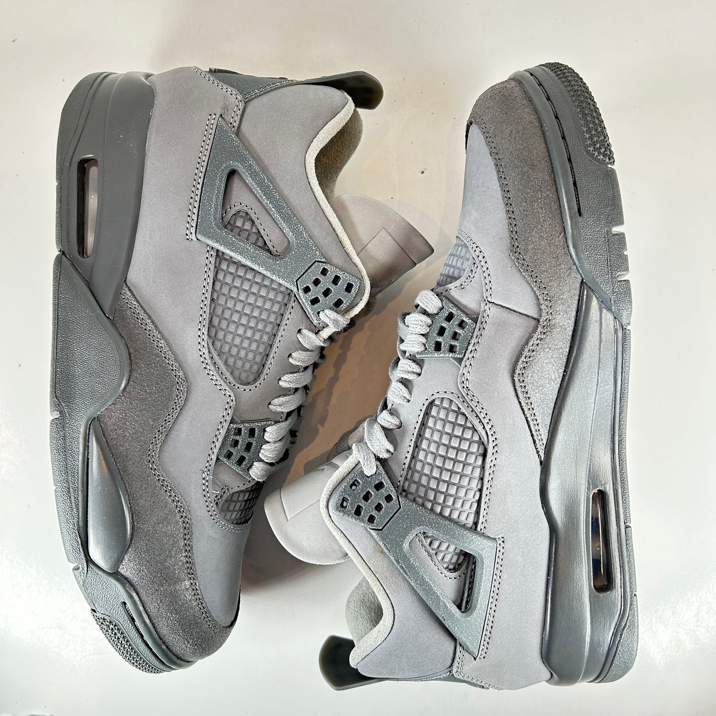 FQ7928 001 Jordan 4 Retro SE Paris Olympics Wet Cement [USED] - 9.5 M (Used)