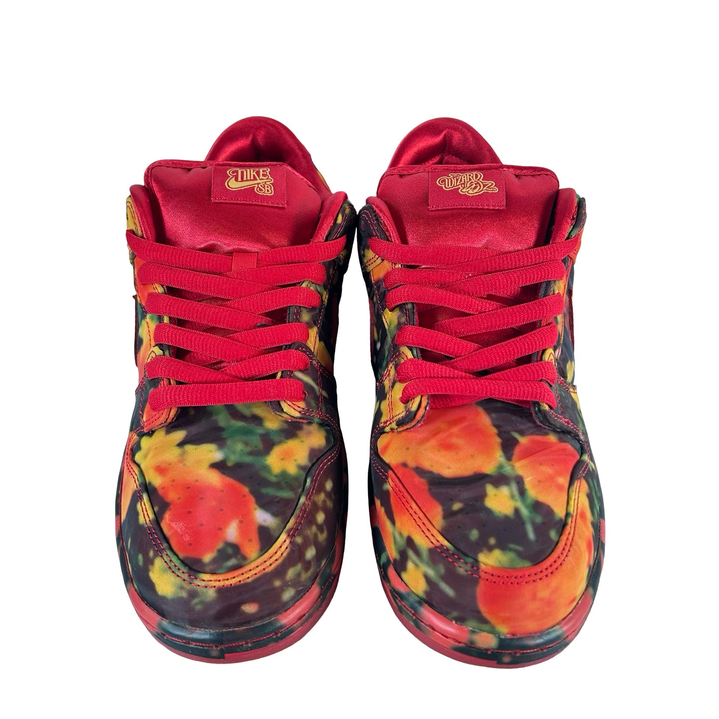 FZ1291 600 Nike SB Dunk Low The Wizard of Oz Poppy Field [USED] - 10 M (Used)